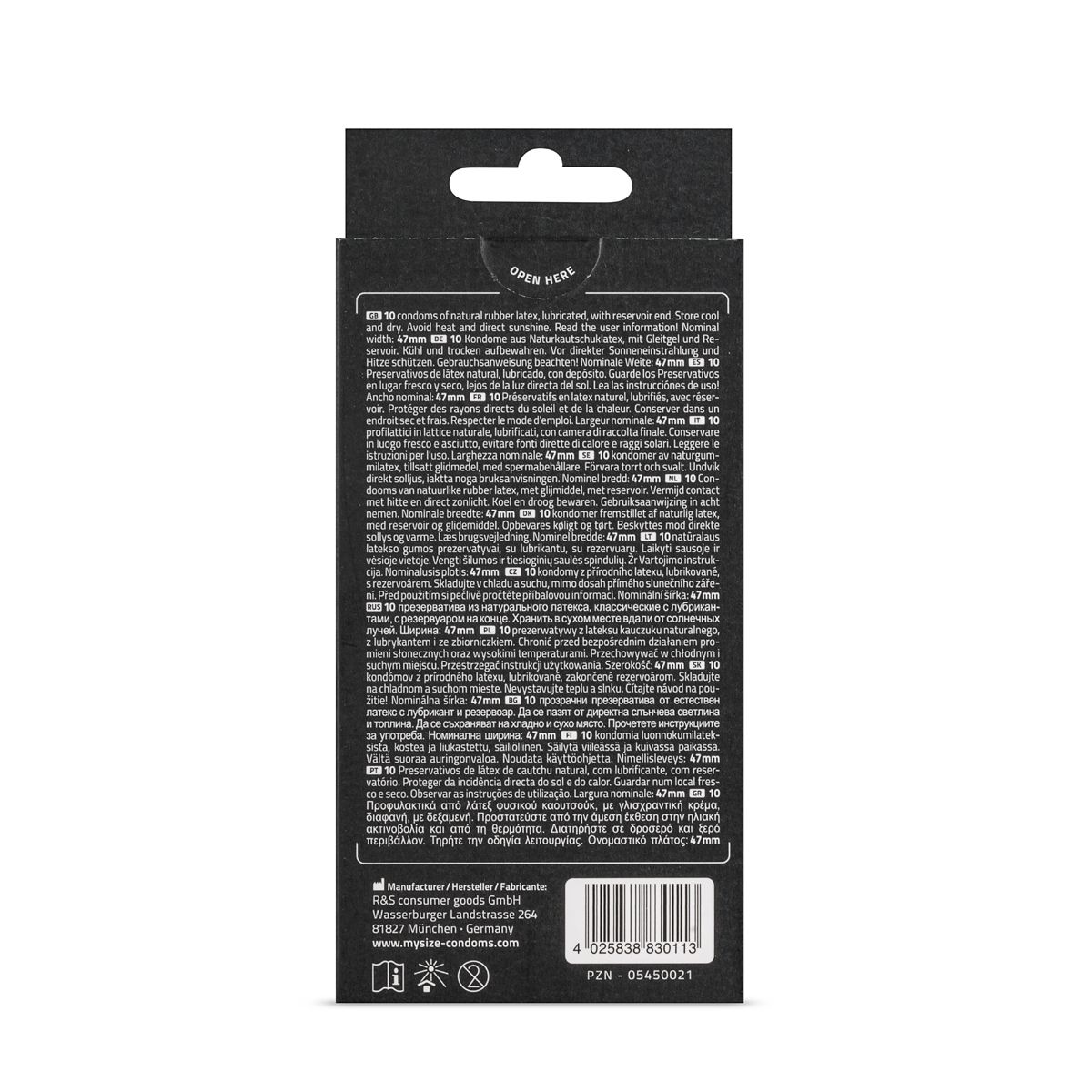 MY.SIZE Pro 47 mm - 10pcs