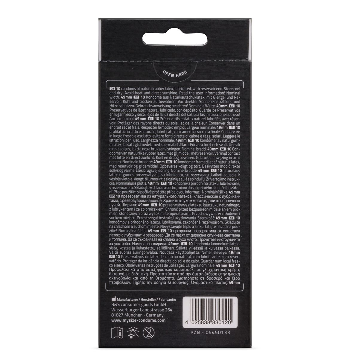 MY.SIZE Pro 49 mm - 10 pcs