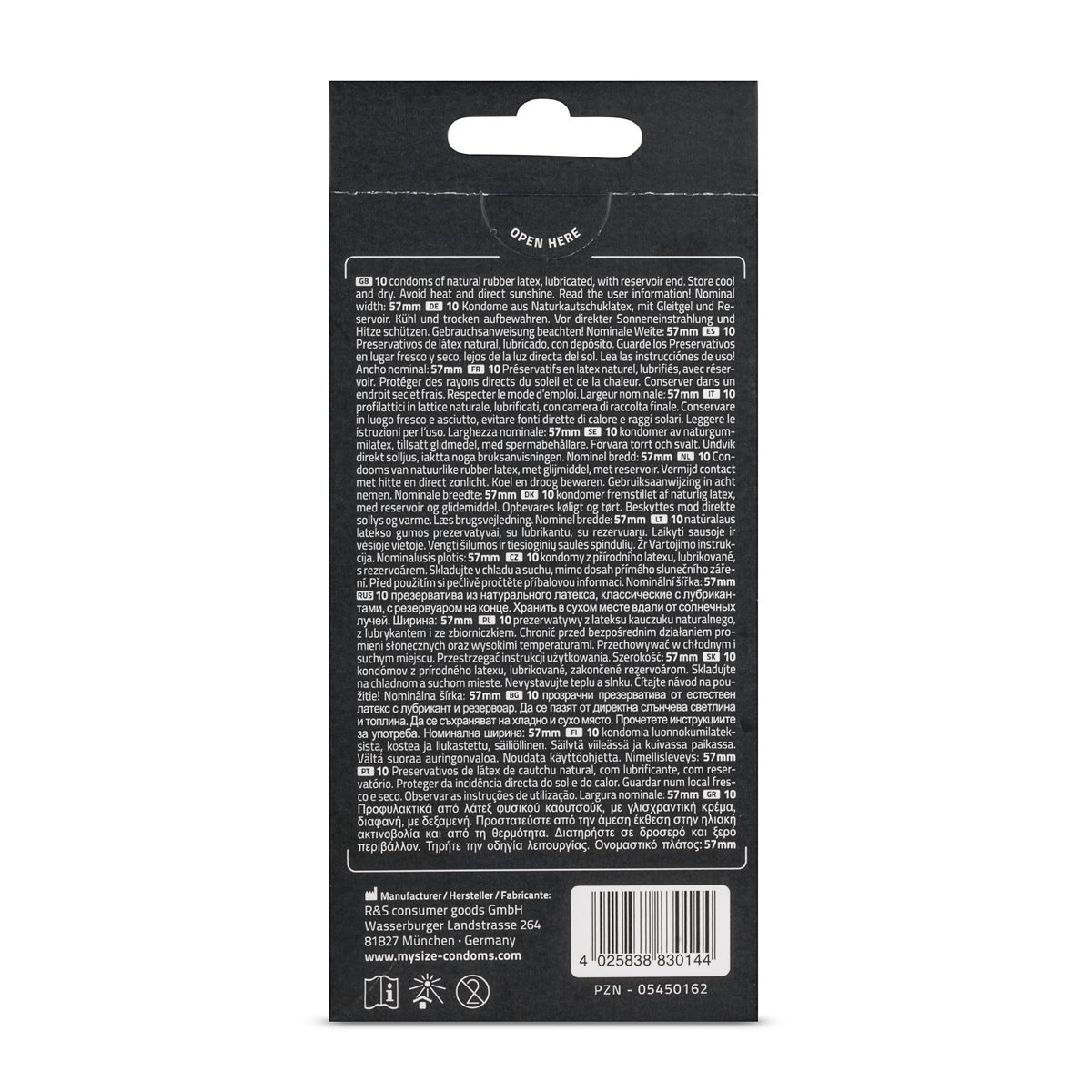 MY.SIZE Pro 57 mm - 10pcs