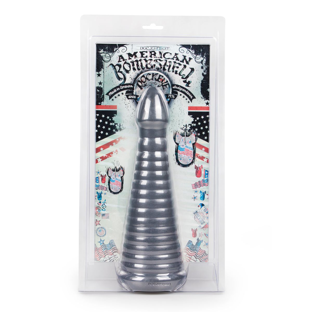 American Bombshell – Rockeye Dildo – Gun Metal