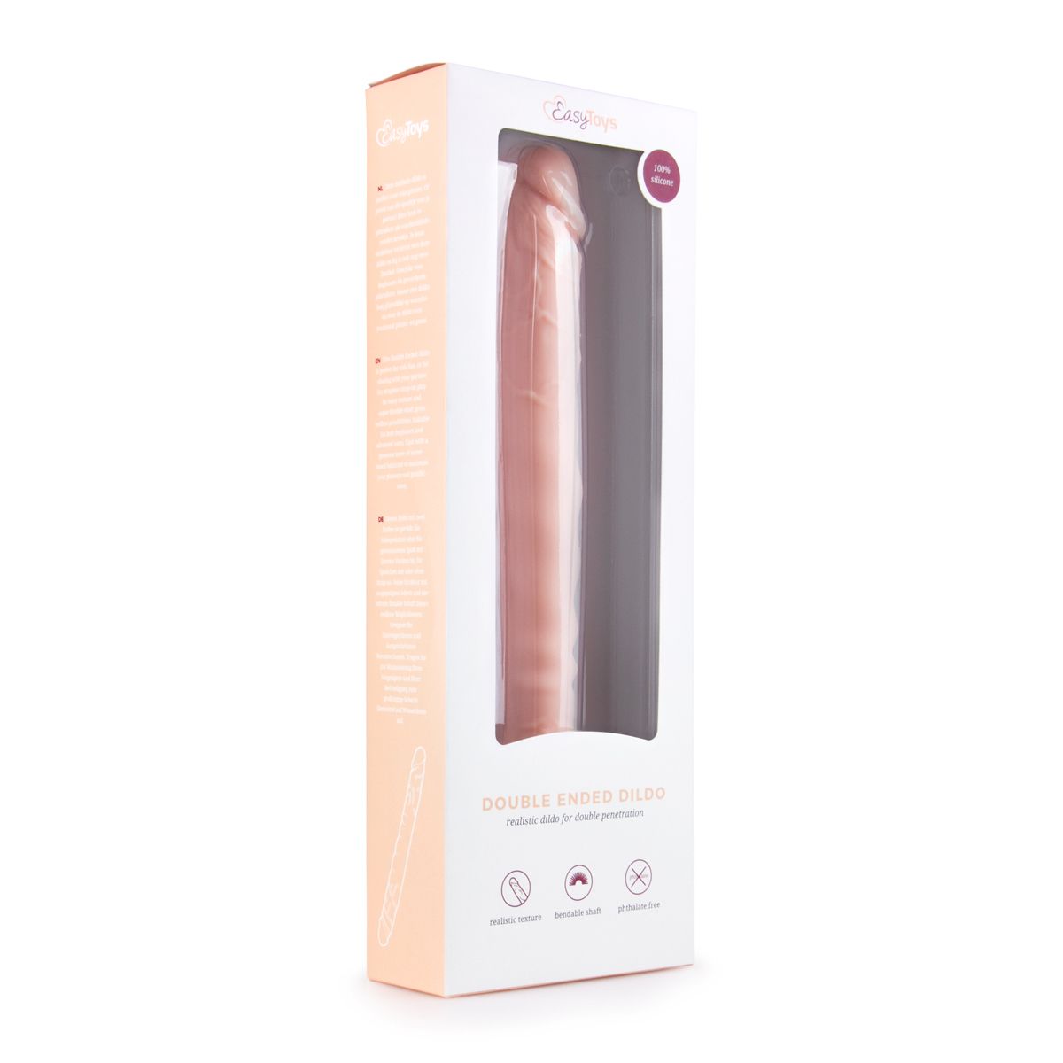 Silicone double end dildo