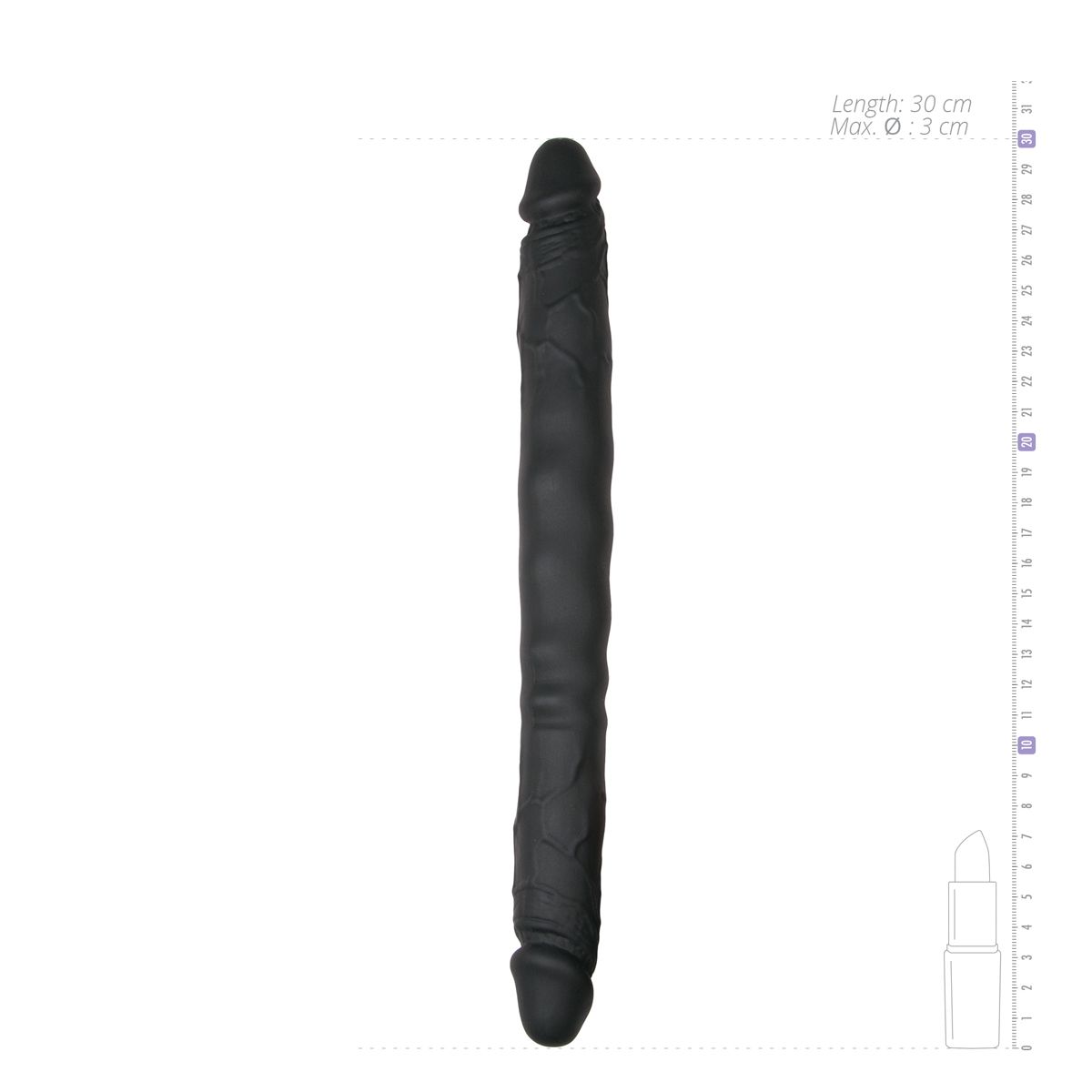 Silicone double end dildo
