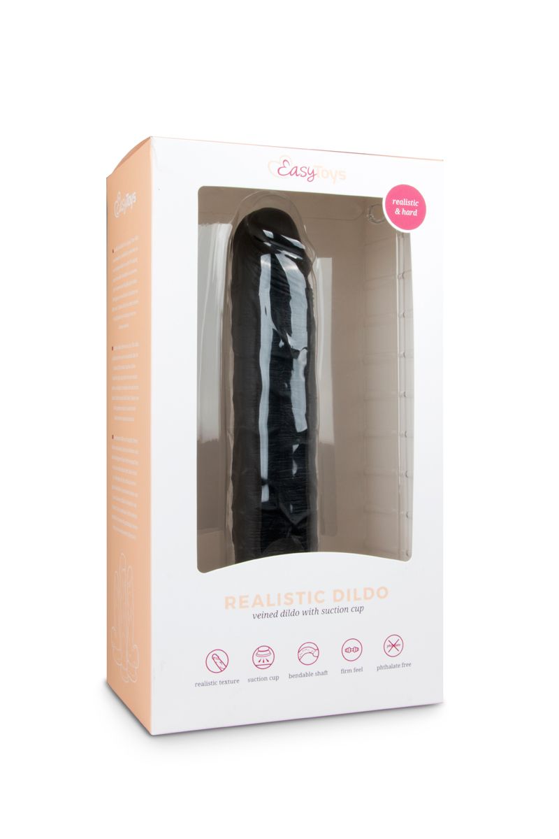 Realistic Dildo Black - 28,5