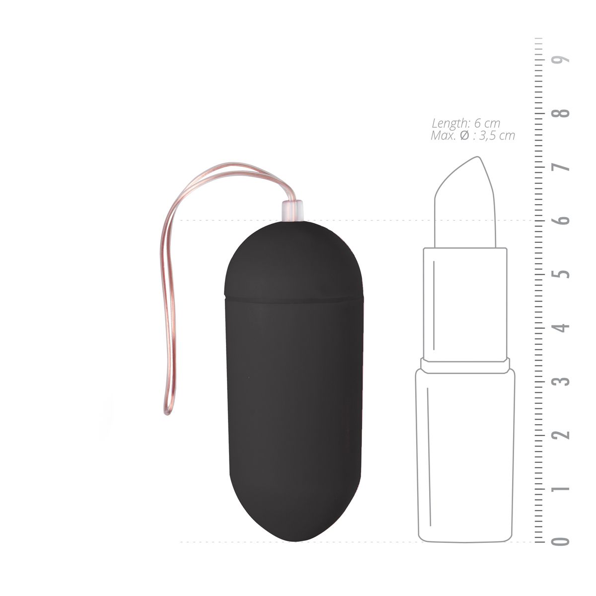 Easytoys Vibration Egg - Black