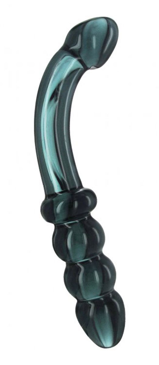 Hamsa G-Spot-/Prostate Dildo - Smoky Jade
