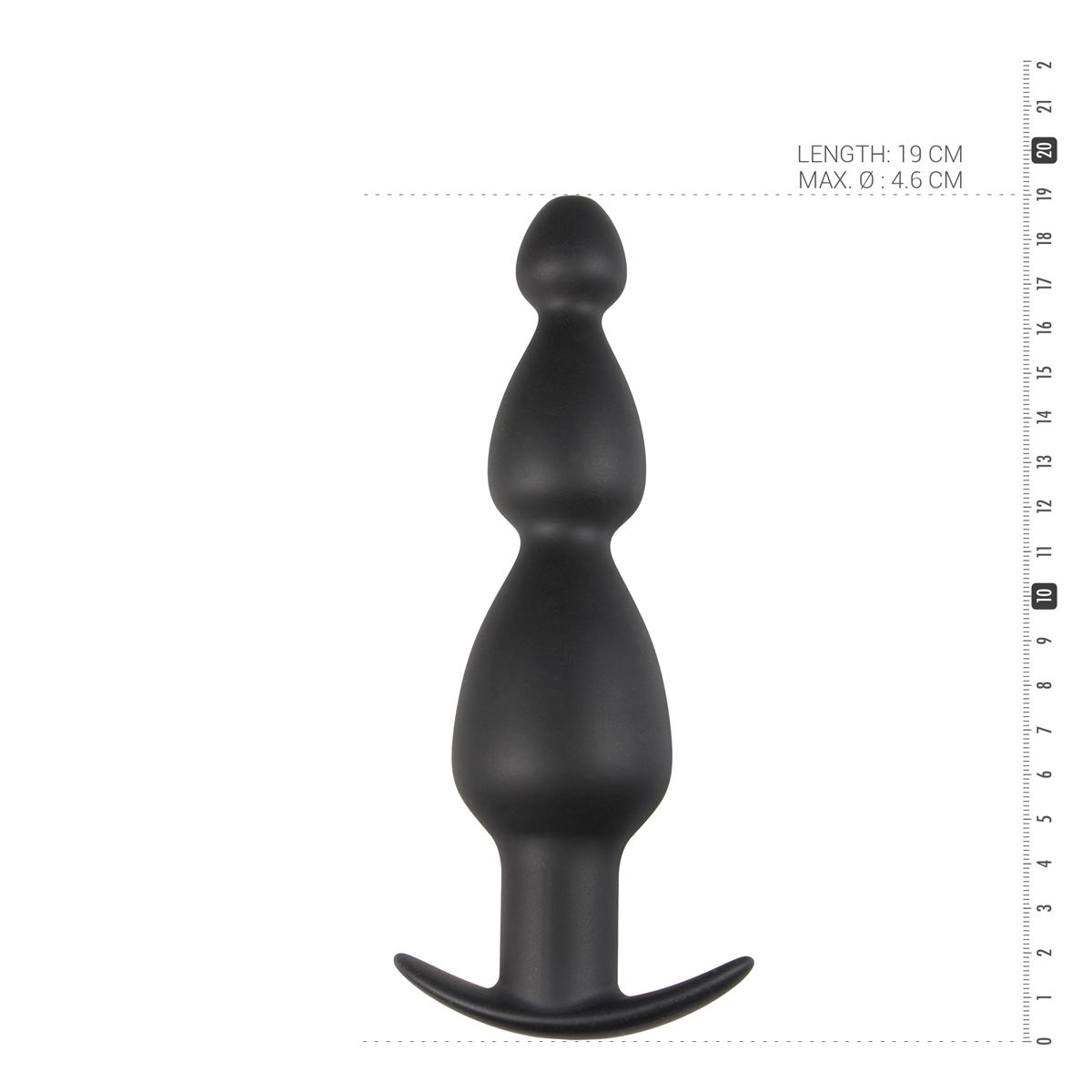 Long Hollow Silicone Butt Plug