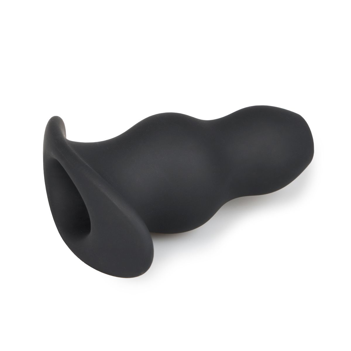 Hollow Silicone Butt Plug - Medium