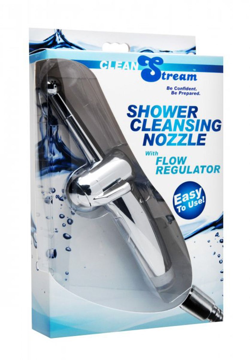 Shower Cleansing Nozzle with Flow Regulator