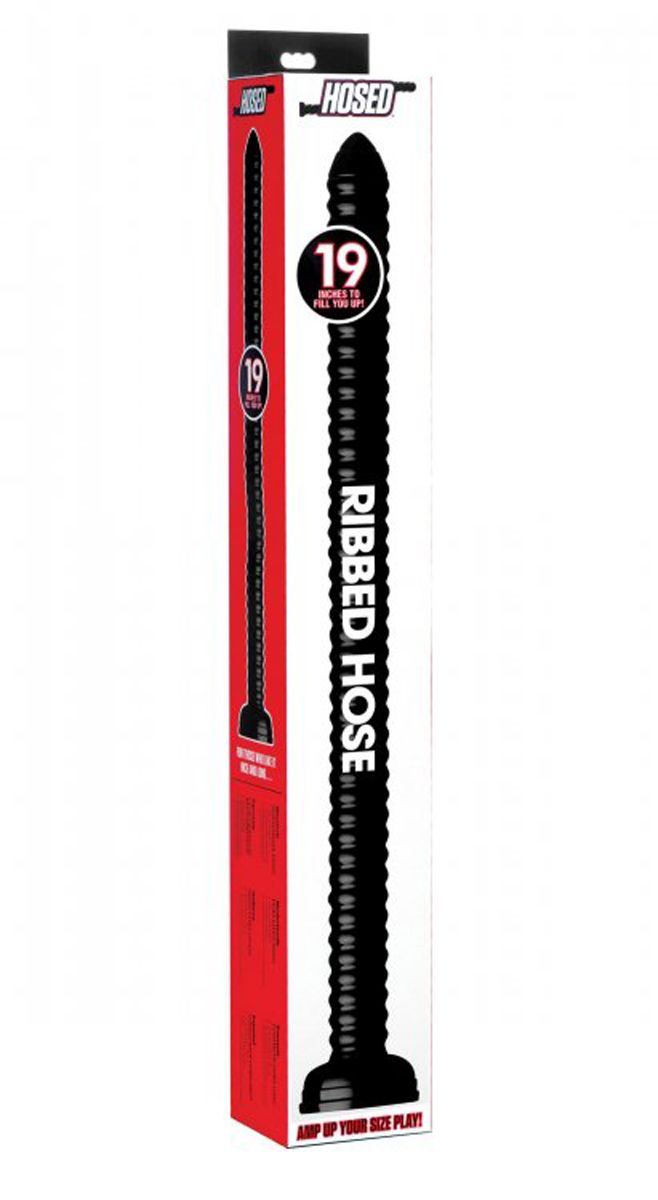 Ribbed Anal Snake - 19 Inch