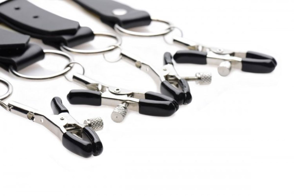 Spread Labia Spreader Straps with Clamps