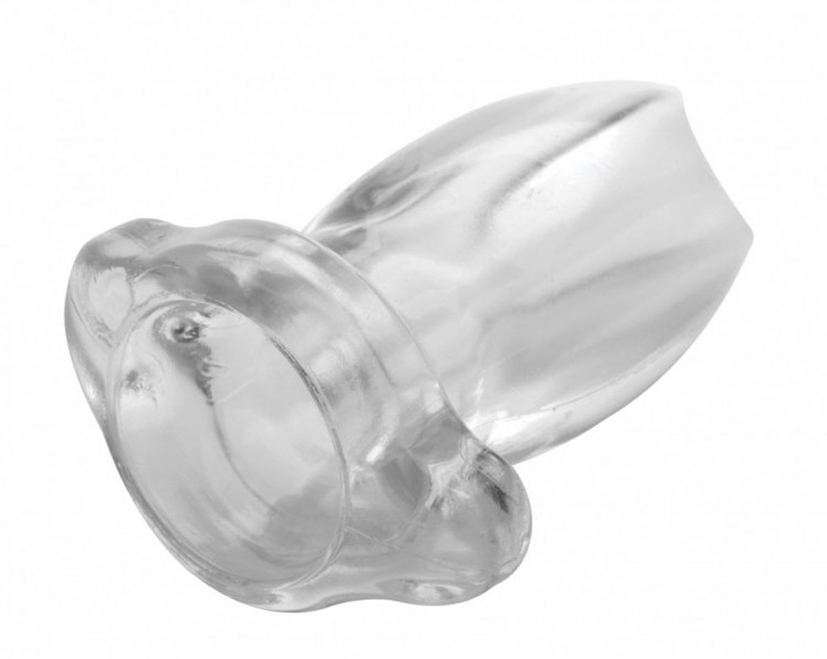 Peephole - Clear Hollow Anal Plug