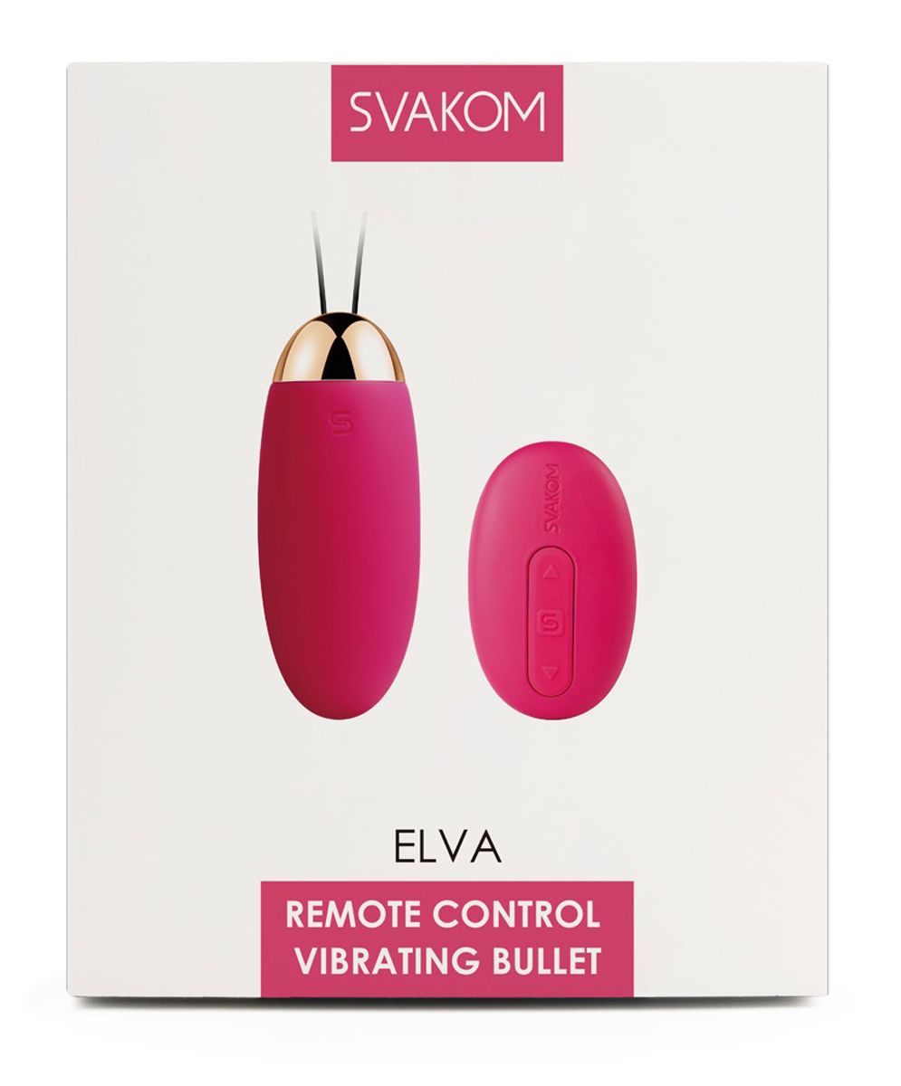 SVAKOM - Elva Vibrating Egg with Remote - Pink