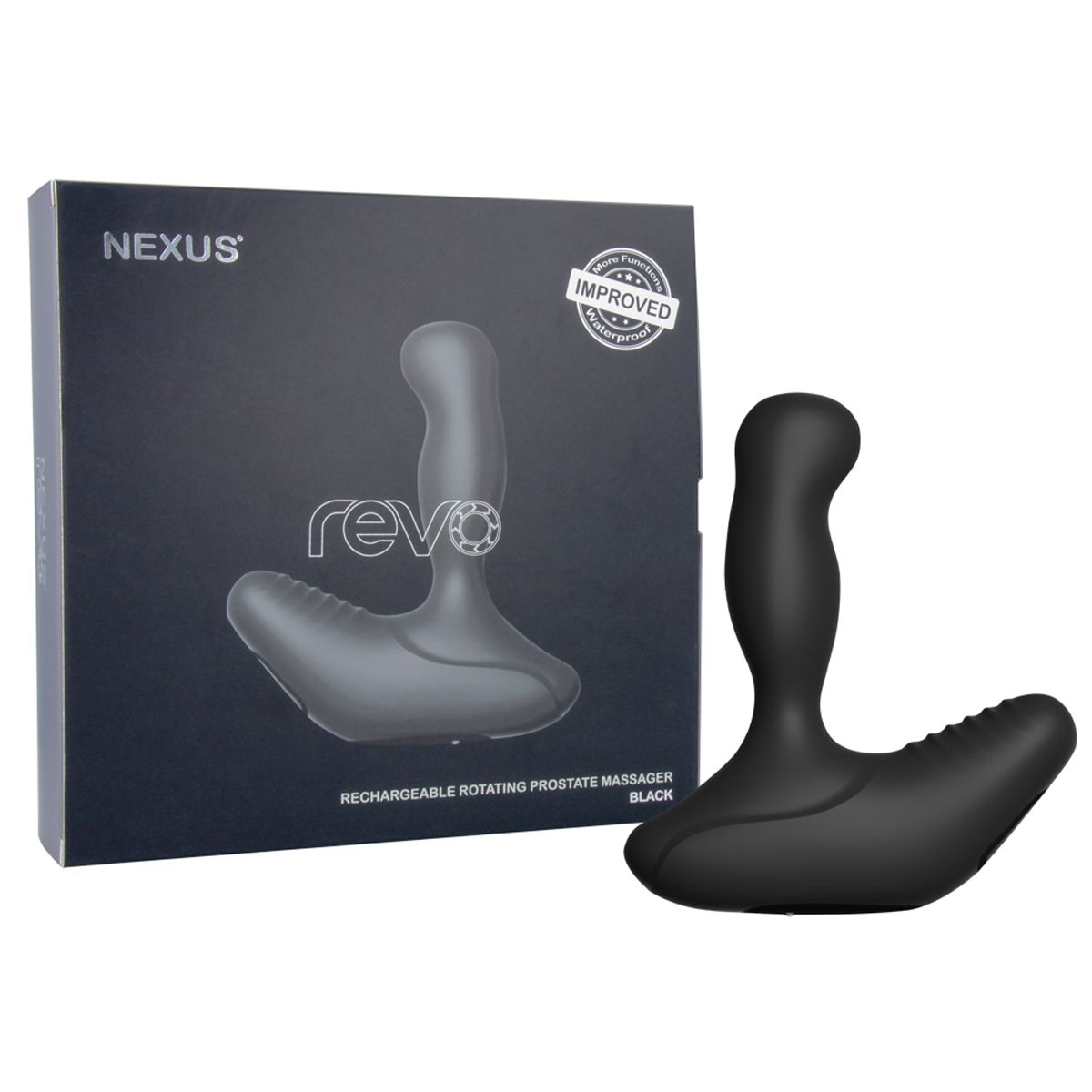 Nexus Revo Rotating Prostate Vibrator - Black