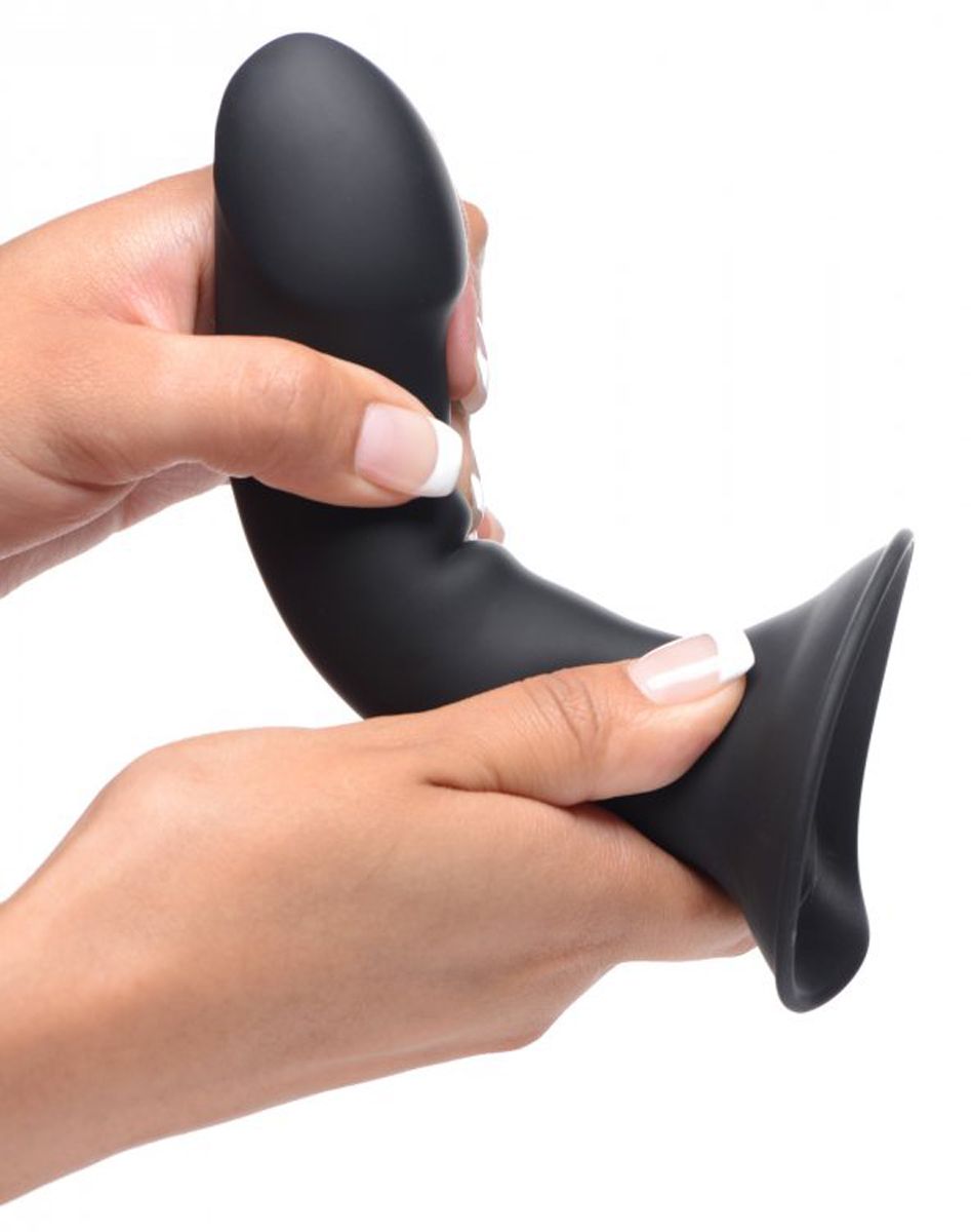 Squeeze-It Phallic Dildo - Black