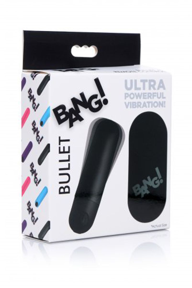 Bang! Bullet Vibrator With Remote Control - Black