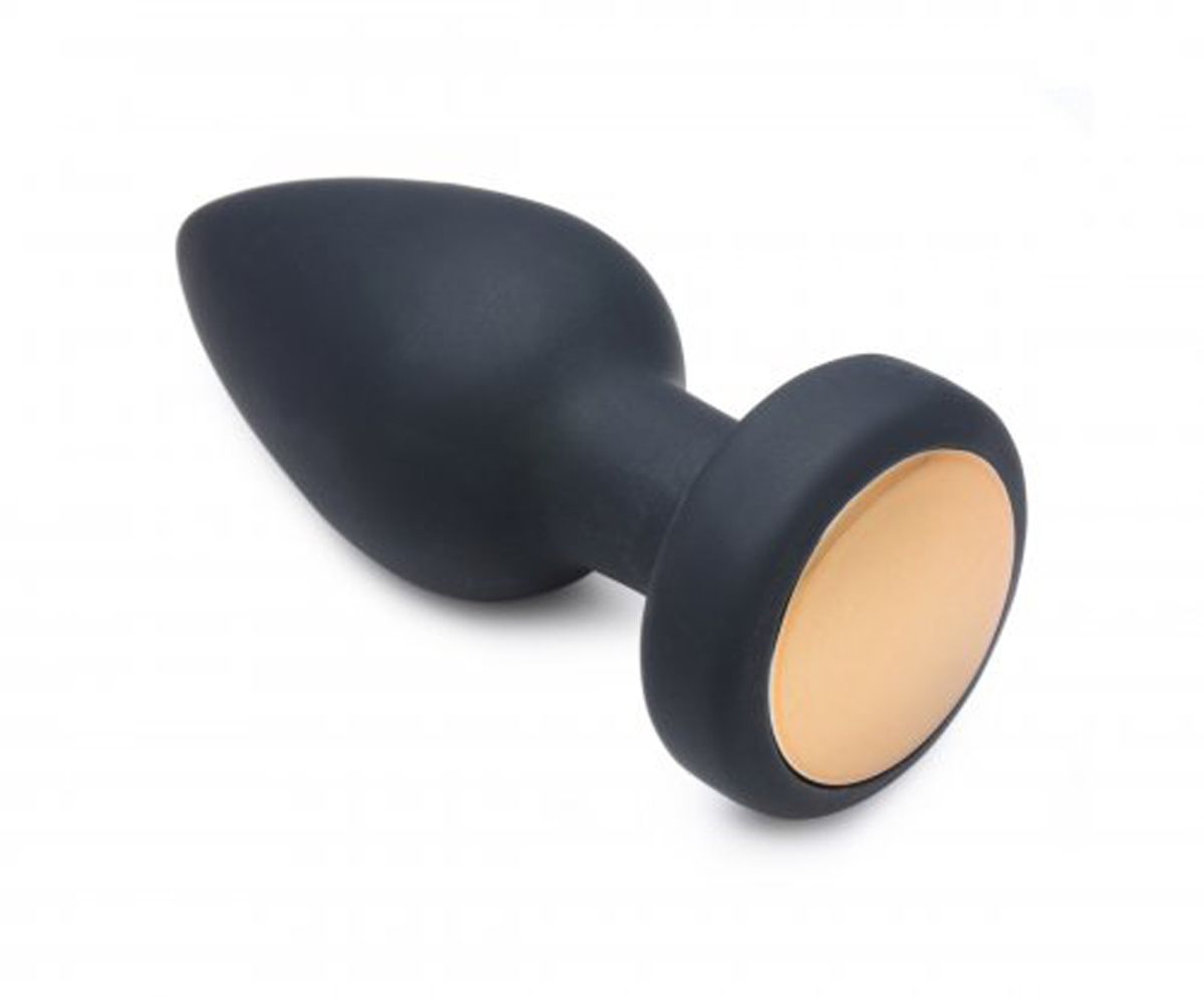 Vibrating LED Light Butt Plug - Medium