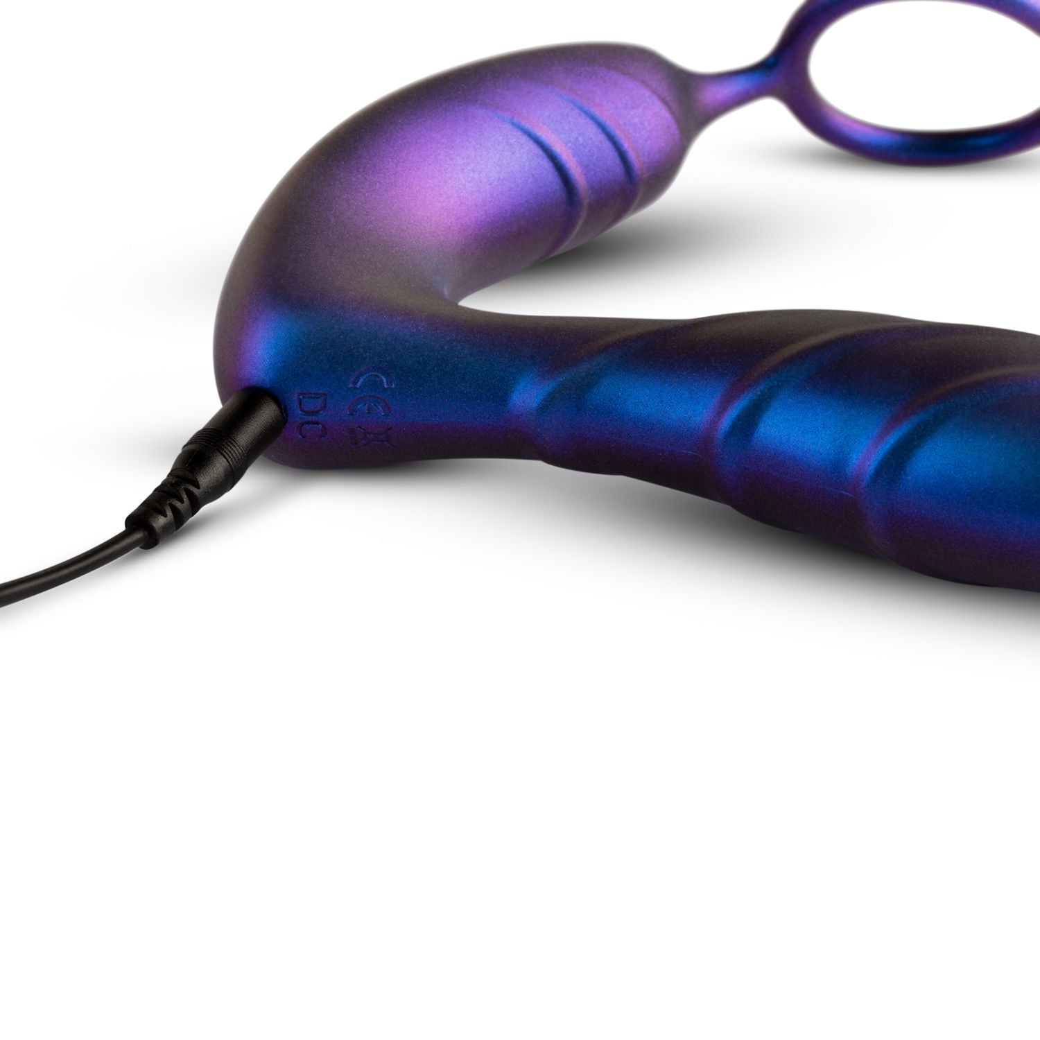 Hueman - Black Hole Anal Vibrator With Cockring