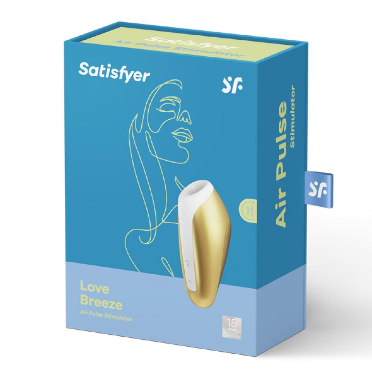Satisfyer Love Breeze Sucking Vibrator - Yellow