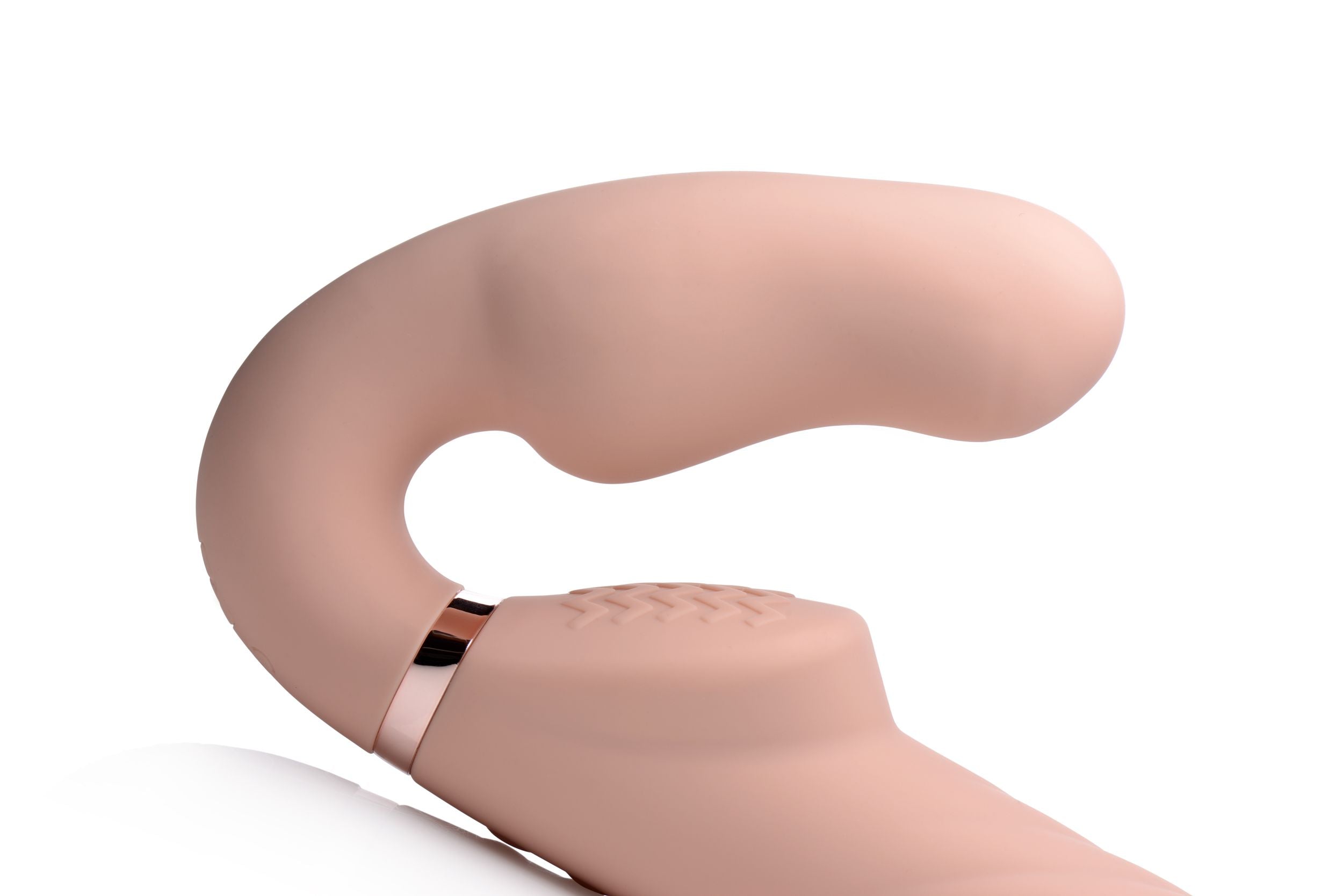 Swirl Vibrating Strapless Strap-On