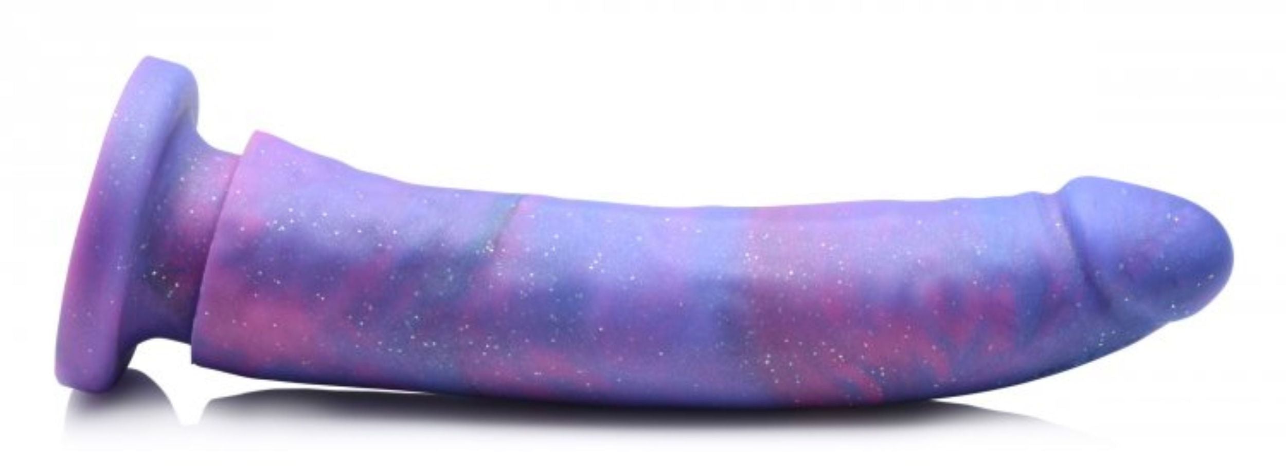 Magic Stick Silicone Dildo With Glitter - 20 cm