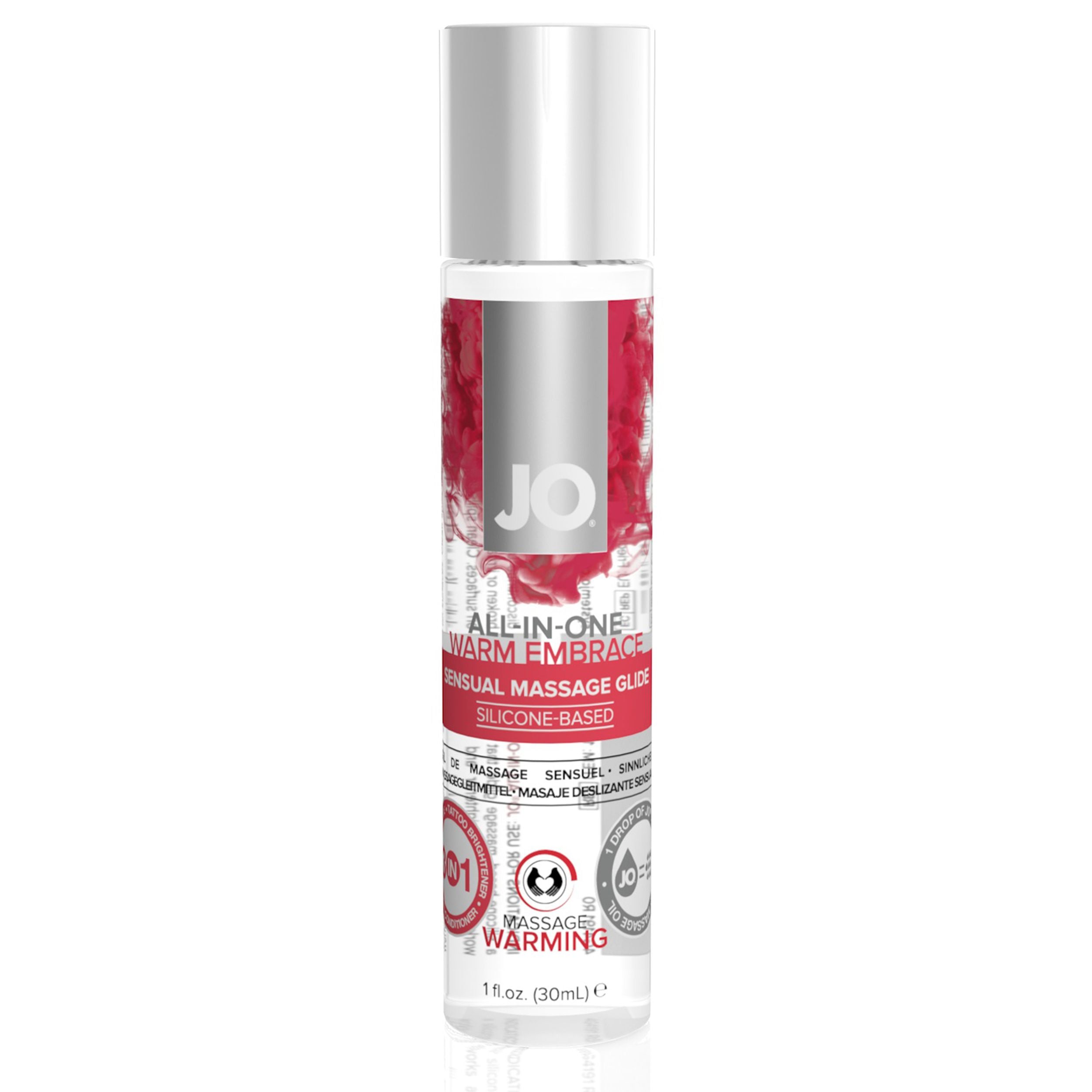System JO - All-in-One Massage Lubricant - Warming & Silicone-Based