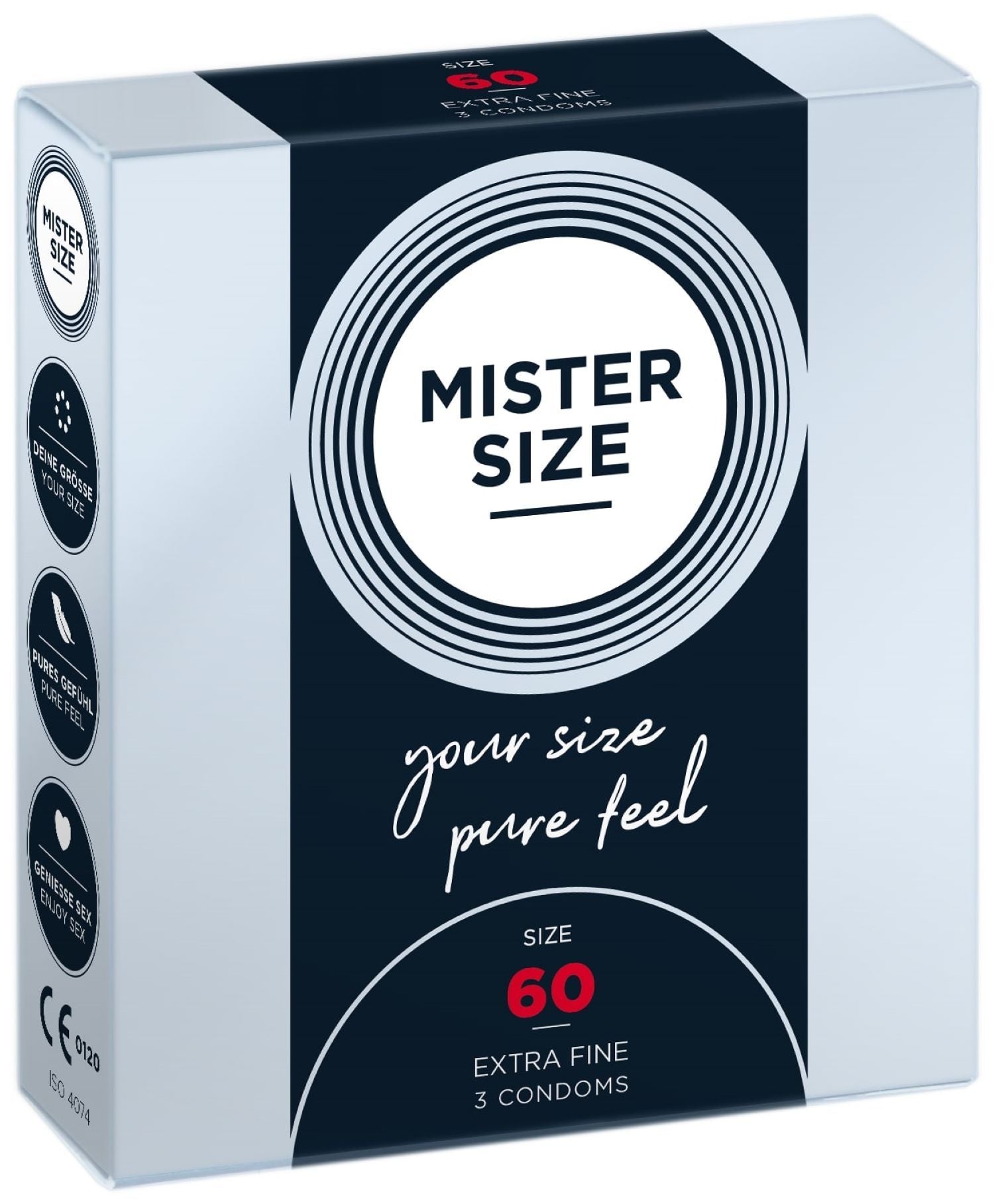 MISTER.SIZE 60 mm Condoms 3 pieces
