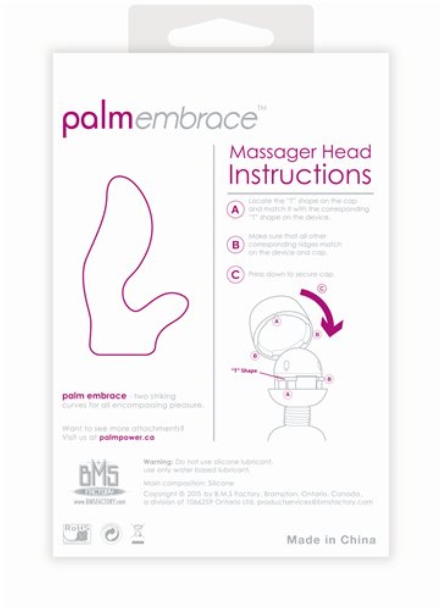 Palm Power - Silicone Attachment Palm Embrace