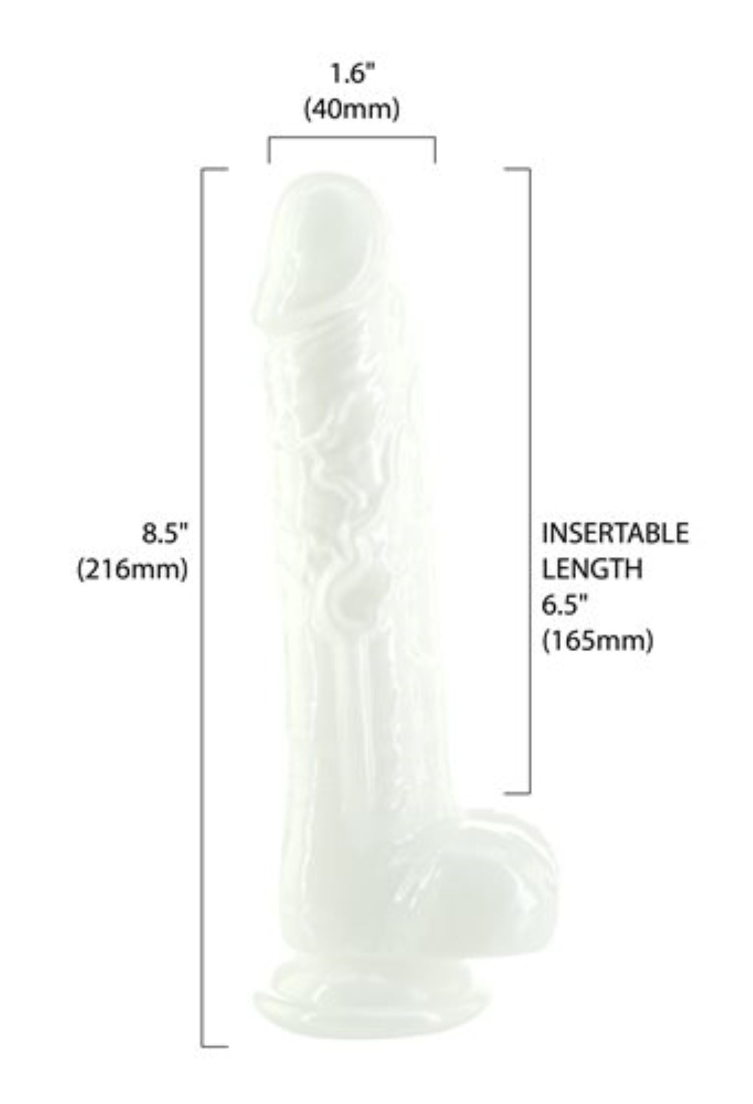 Addiction - Pearl Dildo With Suction Cup - 20 cm