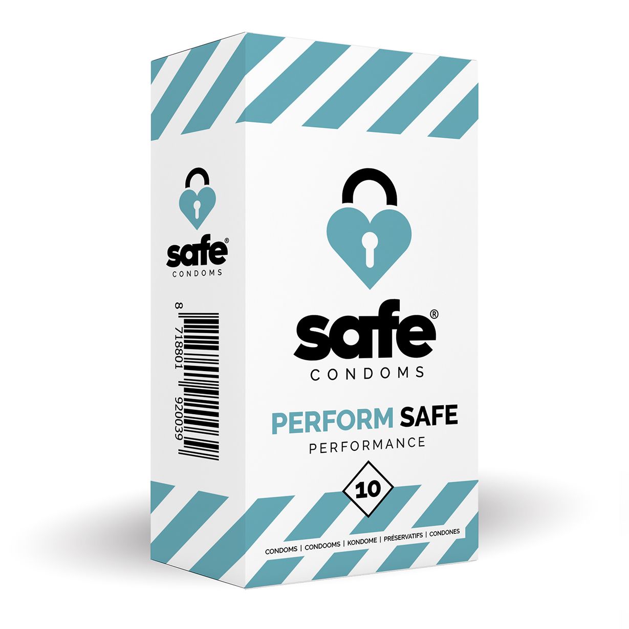 SAFE - Condoms Orgasm Delaying - Performance - 10 pieces