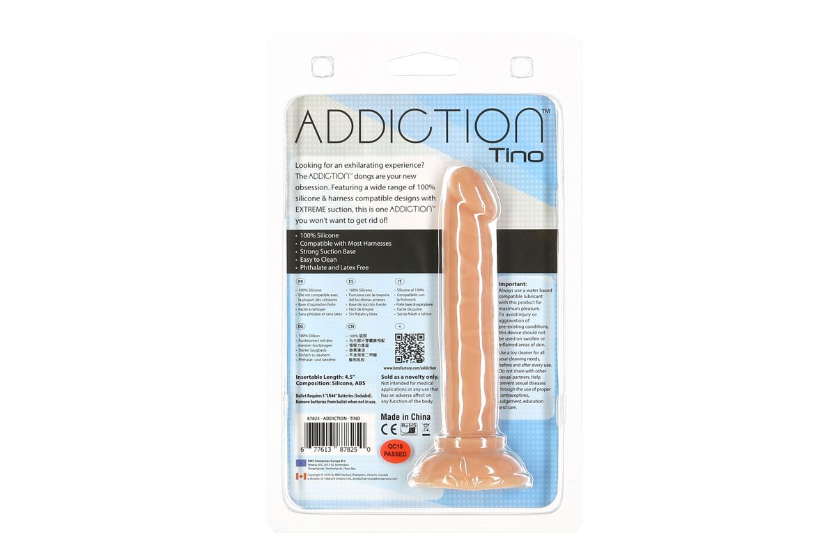 Addiction - Tino Silicone Dildo - 13 cm