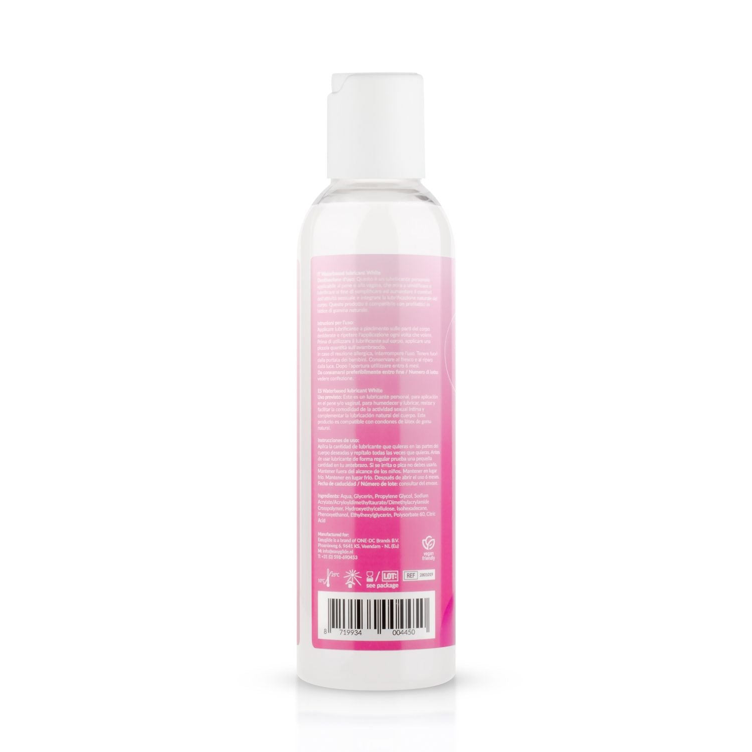 EasyGlide - White Water-Based Lubricant - 150 ml