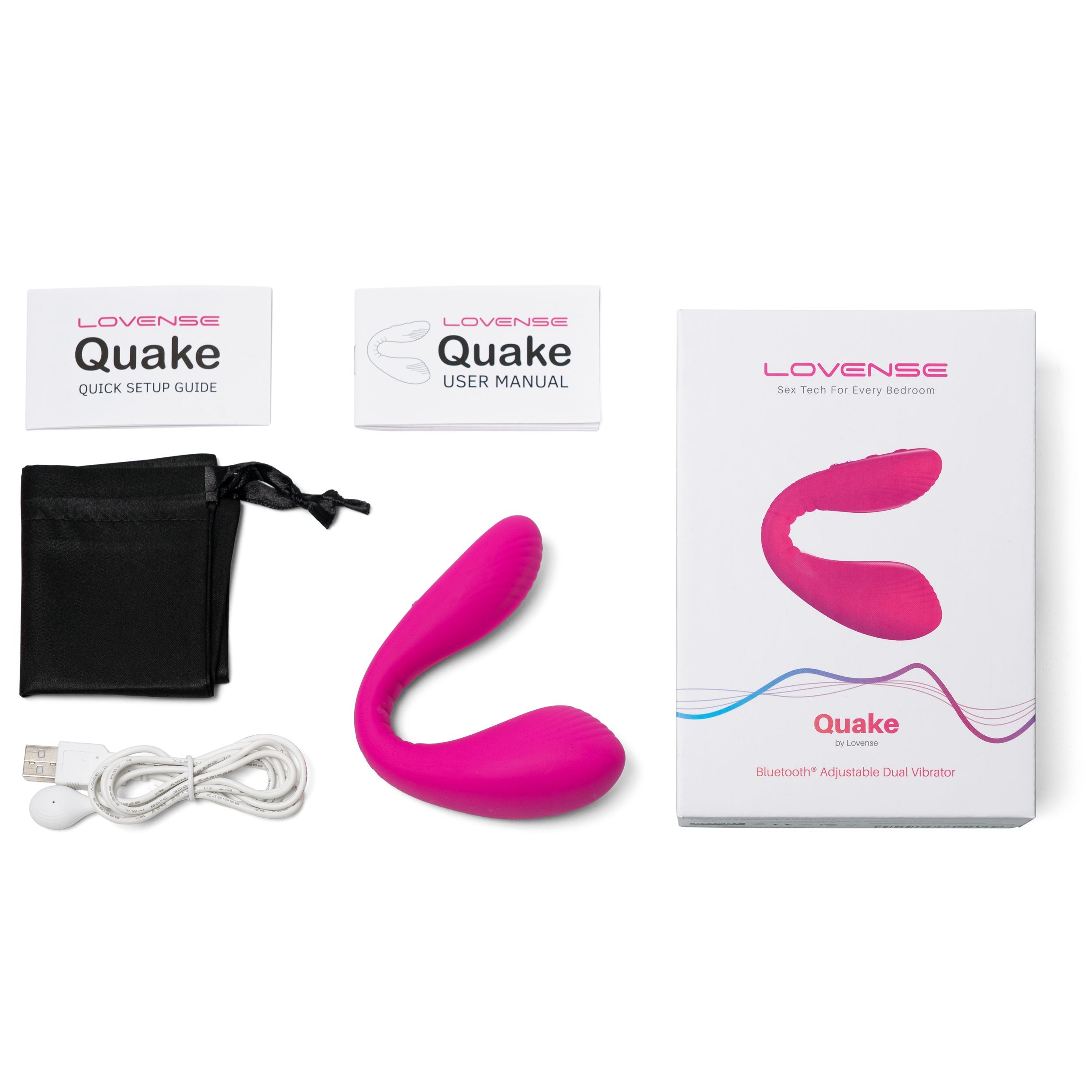 Lovense - Quake G-spot Vibrator with App - Pink