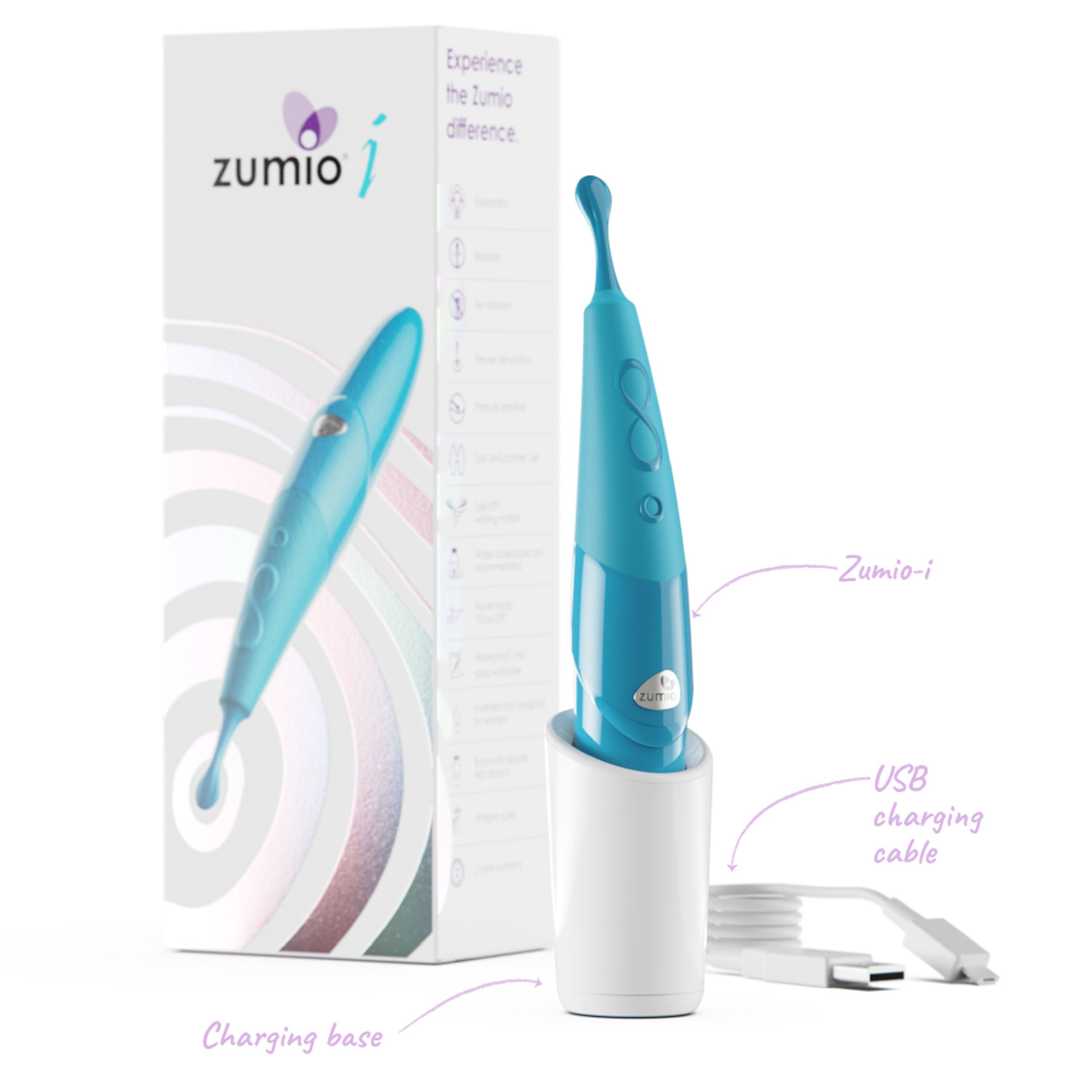 Zumio - i Spirotip Clitoral Stimulator - Aqua