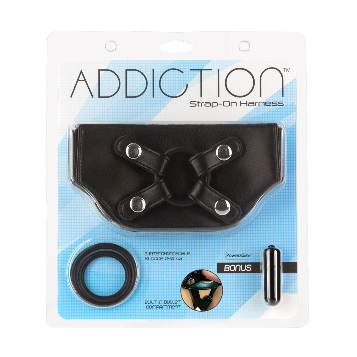 Addiction - Strap-On Harnas - Black