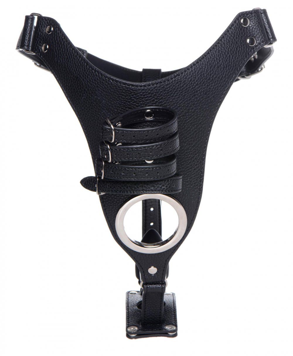 Penis Chastity Belt With Silicone Anal Plug