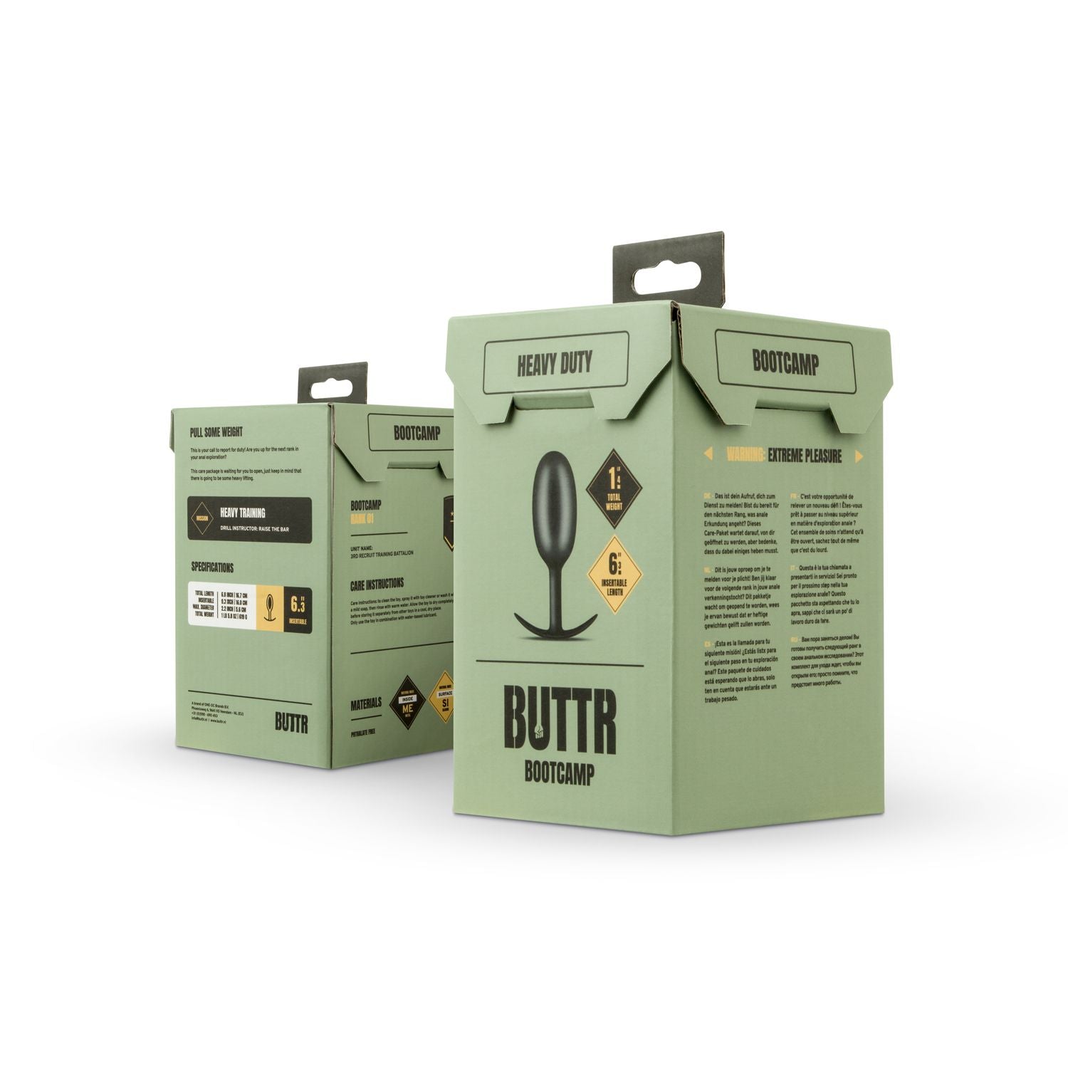 BUTTR - Heavy Duty Weighted Butt Plug