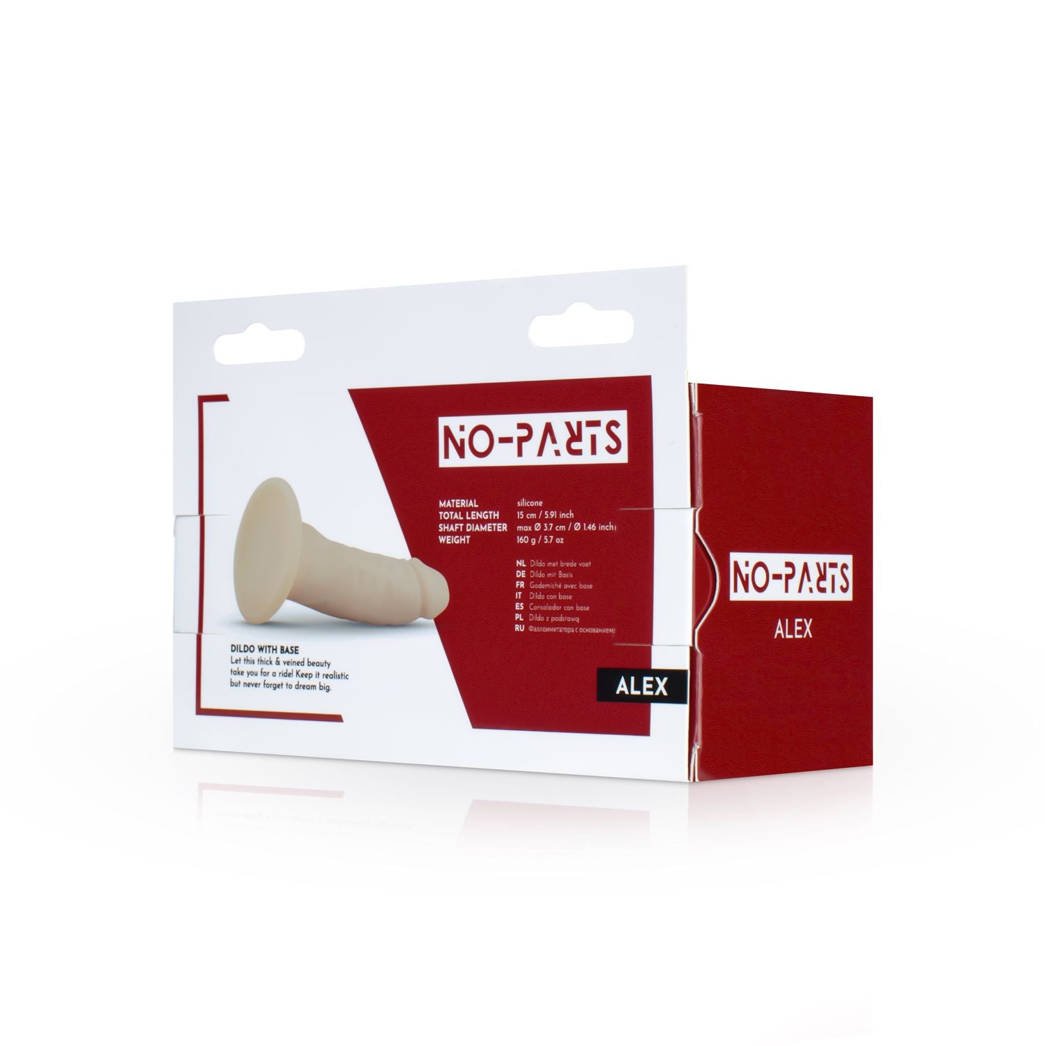 No-Parts - Alex Realistic Dildo 15 cm