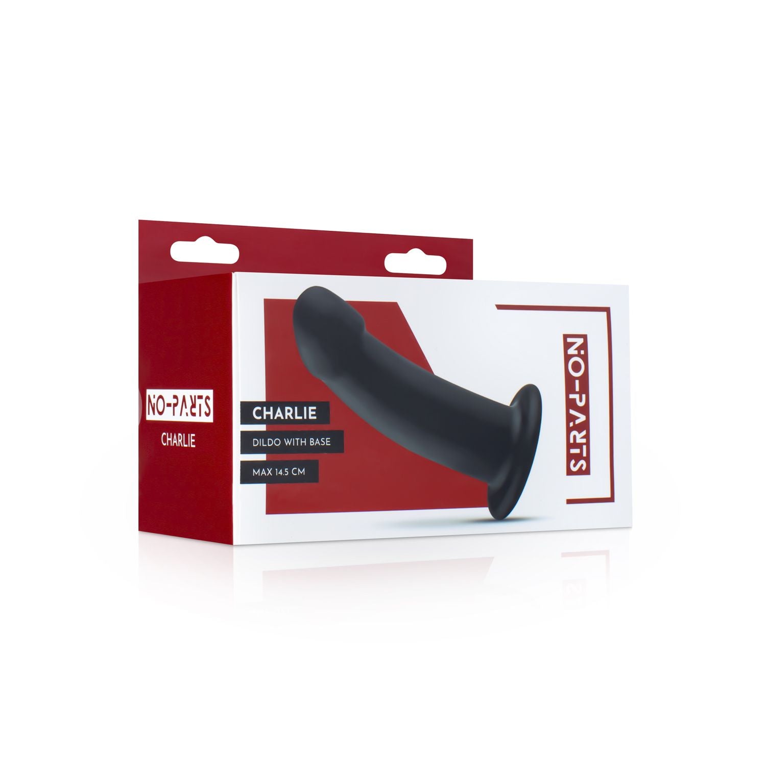 No-Parts - Charlie Dildo 14.5 cm - Black