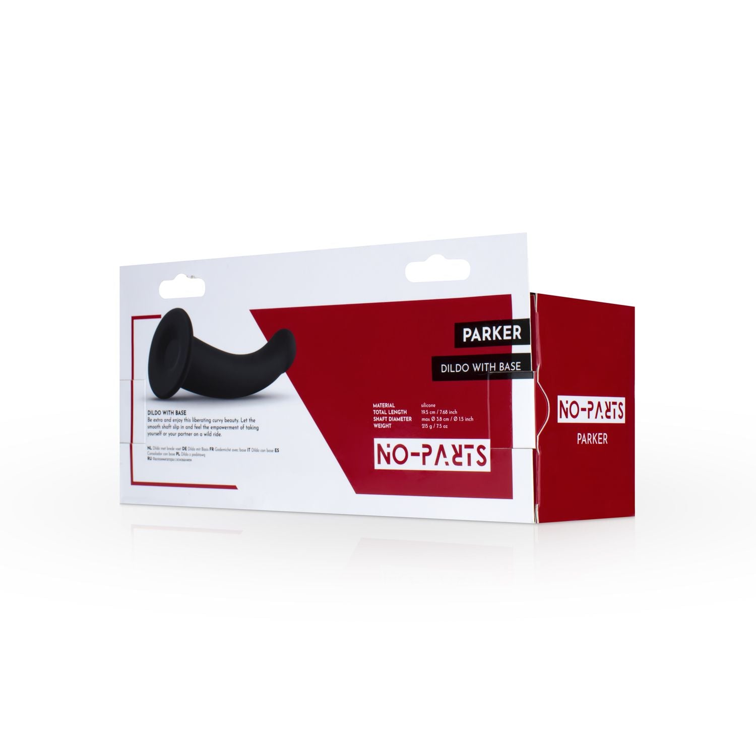 No-Parts - Parker Dildo 19.5 cm - Black