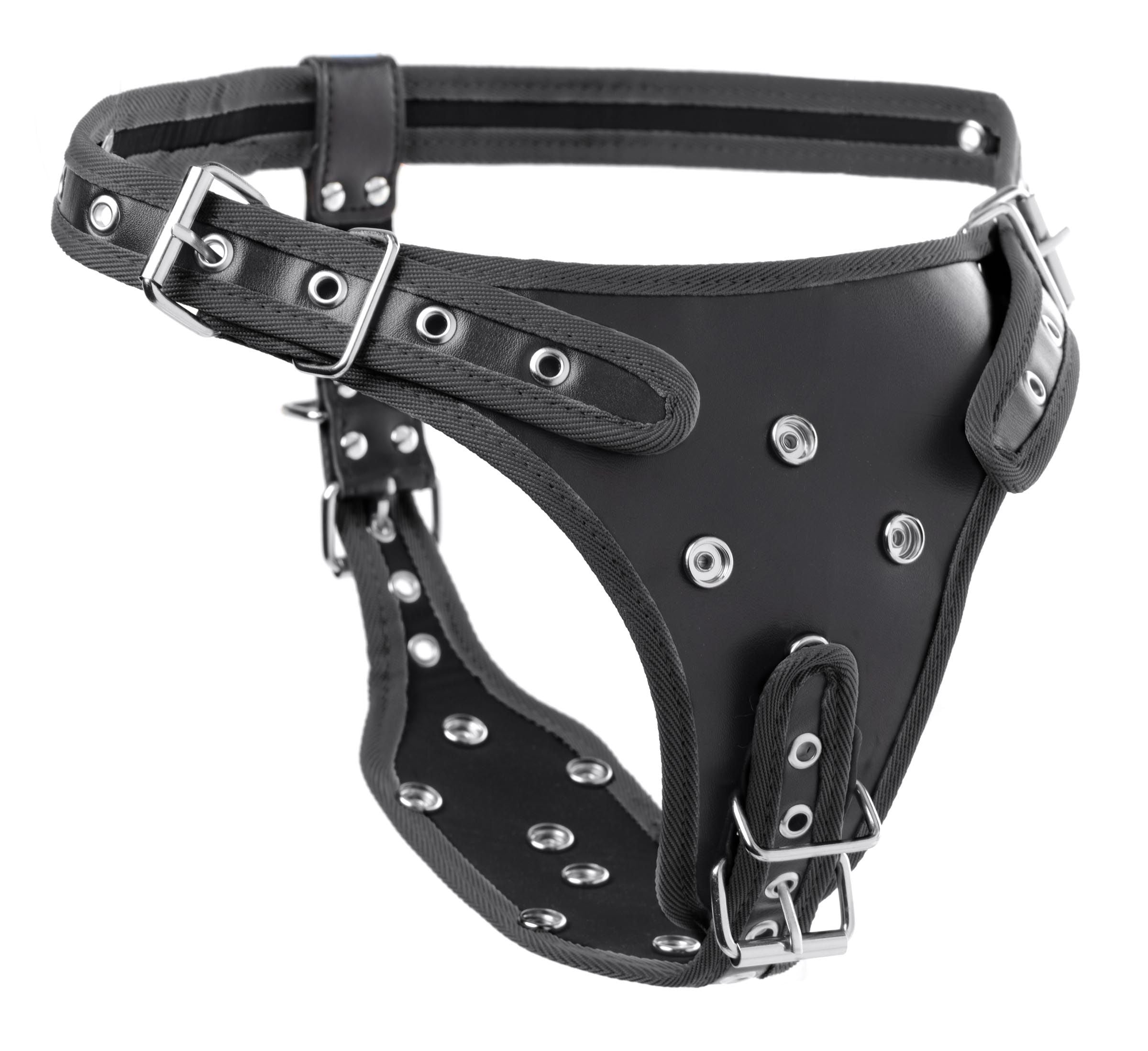 Double Penetration Strap On Harness - Black
