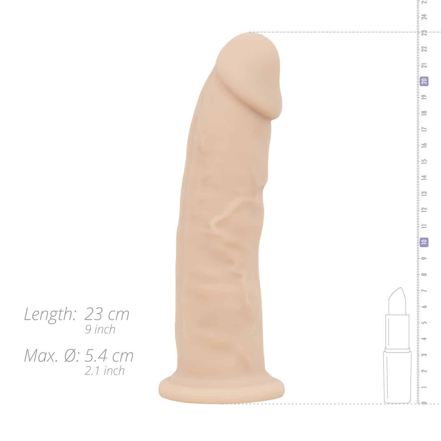 Real Fantasy Deluxe - Xavier Realistic Dildo - 23 cm