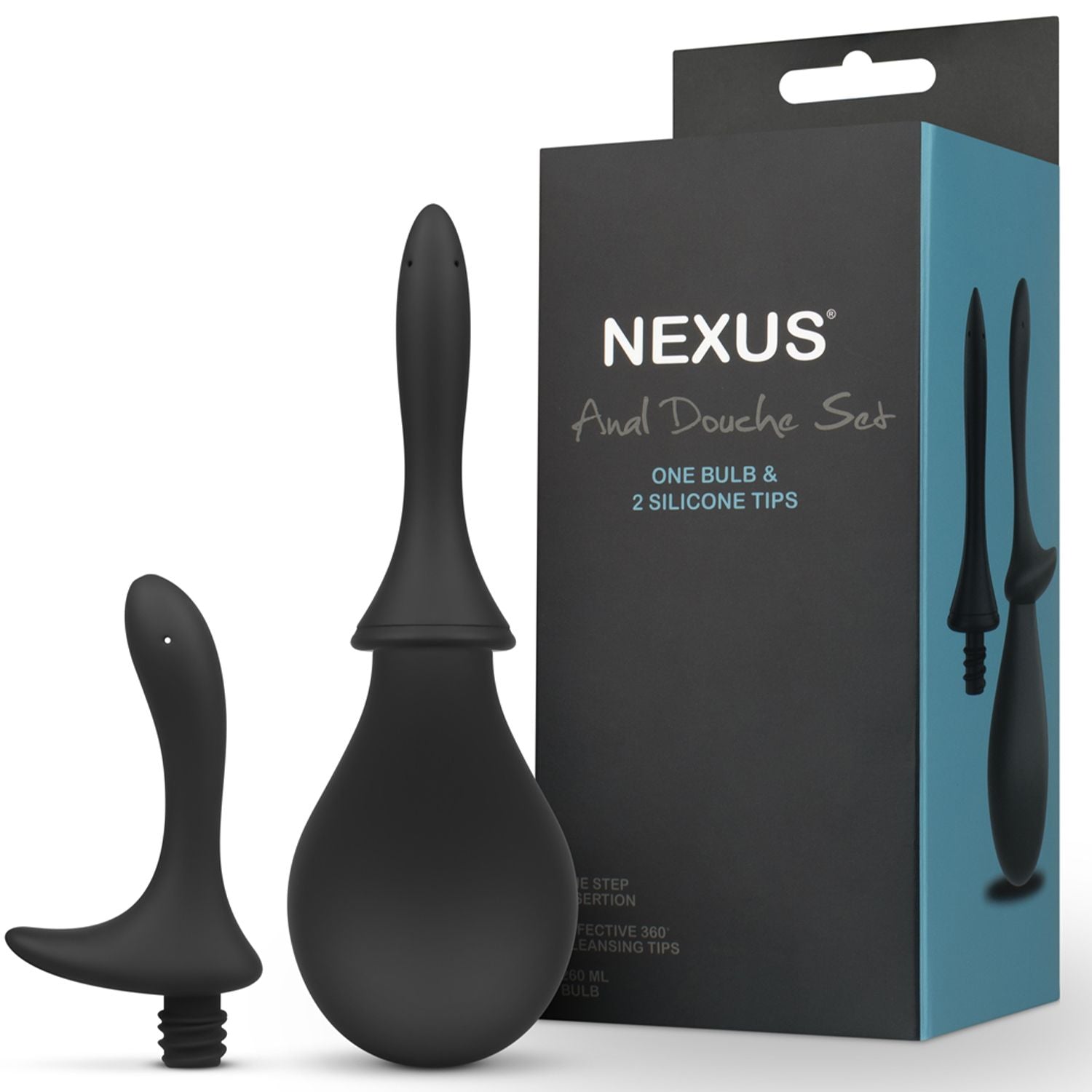 Nexus - Intimate Shower Set with Two Silicone Nozzles