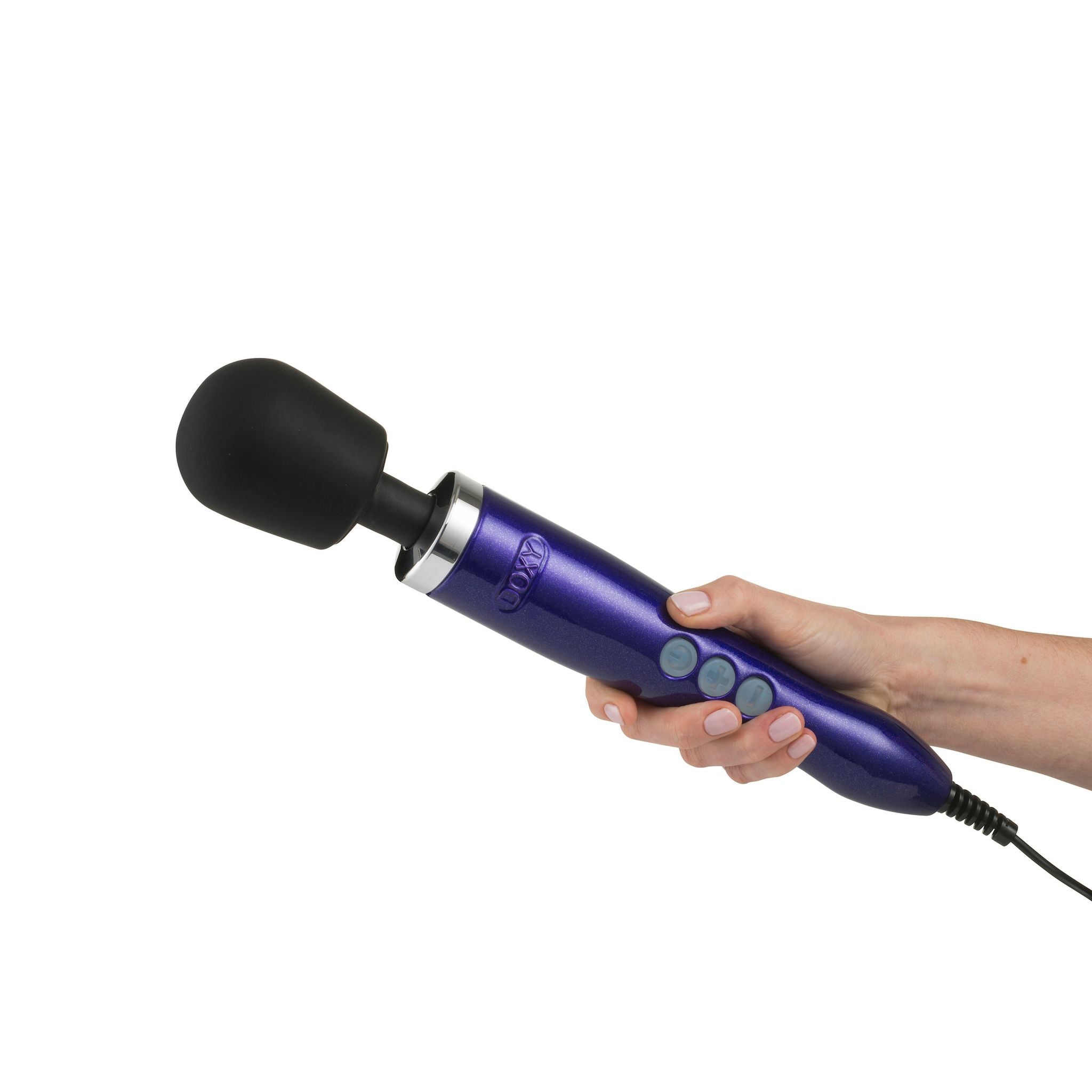 Doxy Die Cast Wand Vibrator - Purple