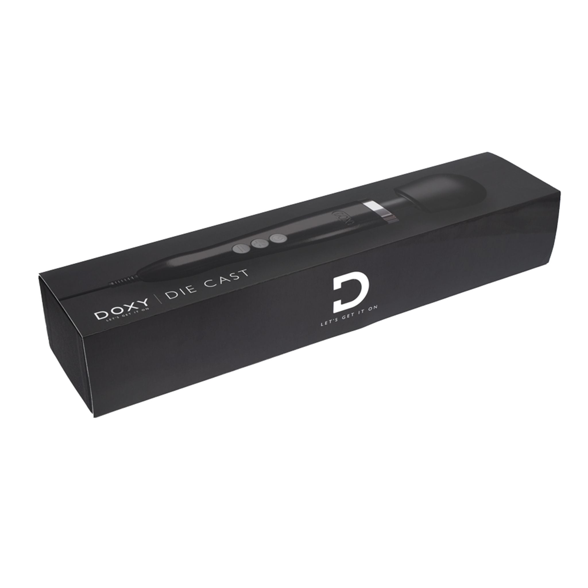 Doxy Die Cast Wand Vibrator - Black