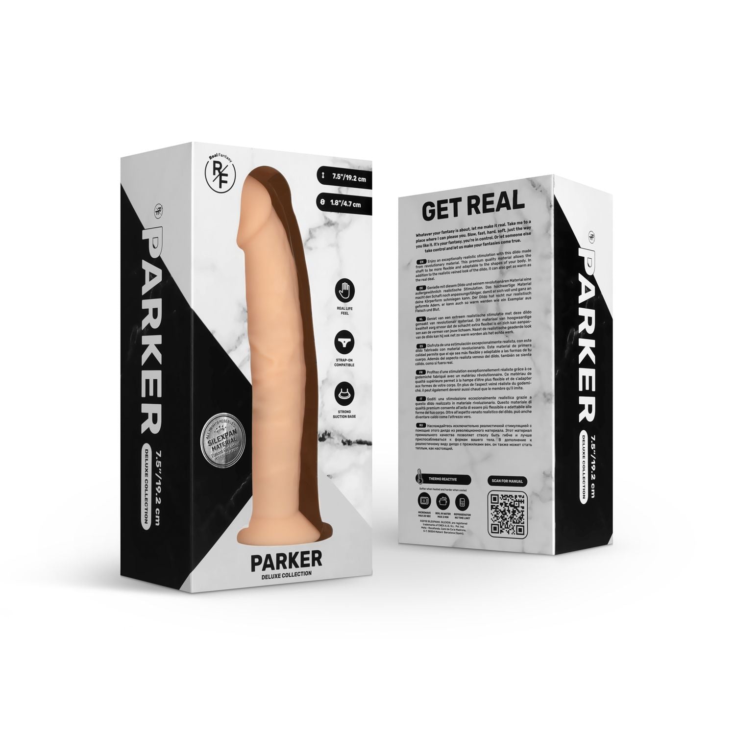 Real Fantasy Deluxe - Parker Realistic Dildo - 18 cm