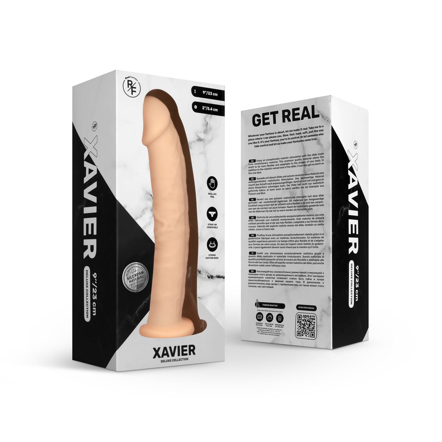 Real Fantasy Deluxe - Xavier Realistic Dildo - 23 cm
