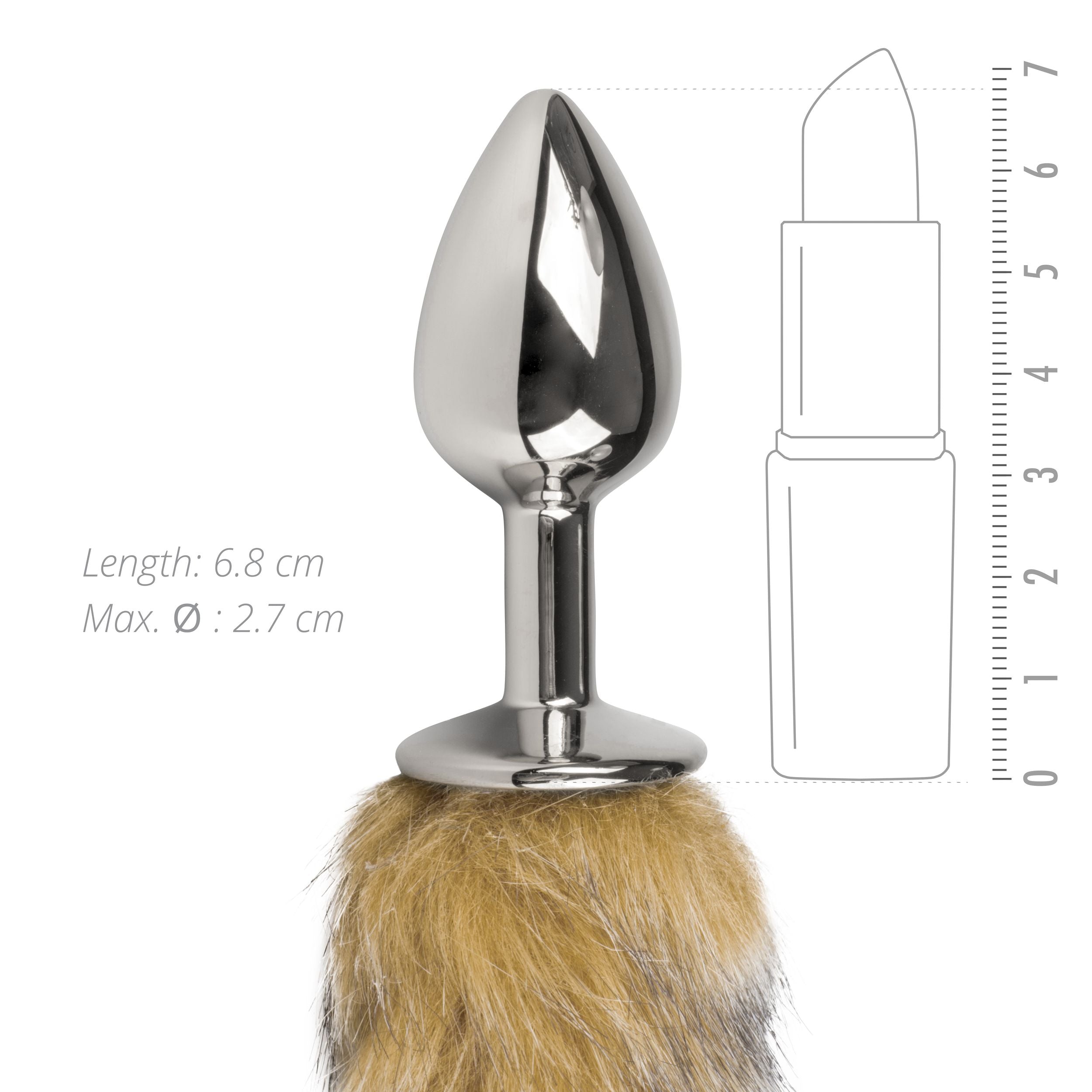 EasyToys – FETISH COLLECTION Butt Plug – Brown Fox Tail