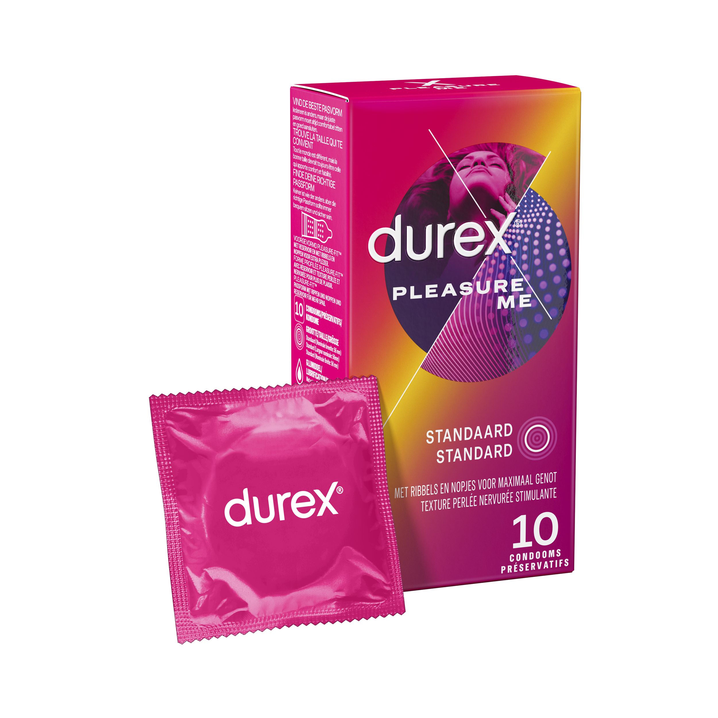 Durex Pleasure Me Condoms - 10 Condoms