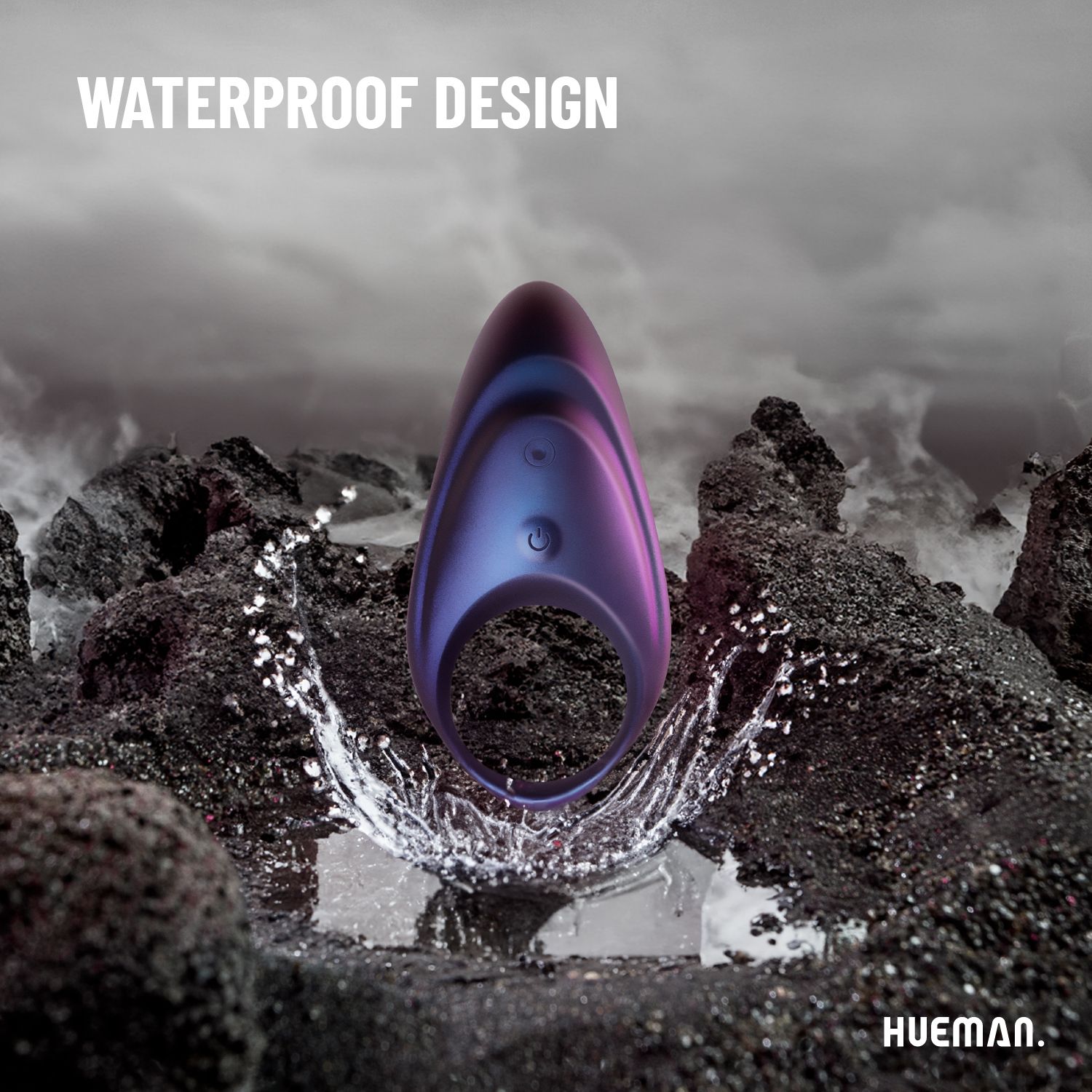 Hueman - Neptune Vibrating Cock Ring + Remote