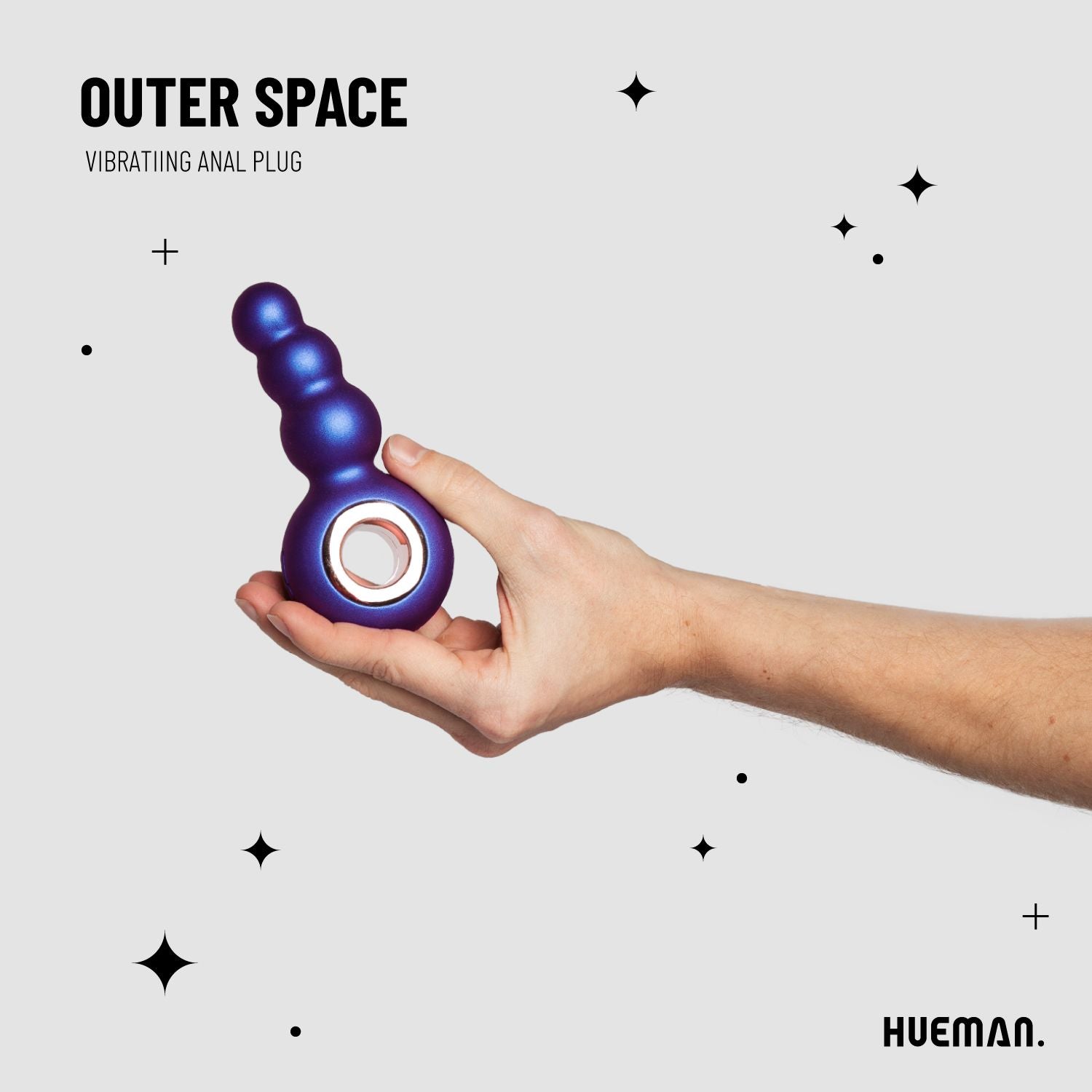Hueman - Outer Space Vibrating Anal Plug